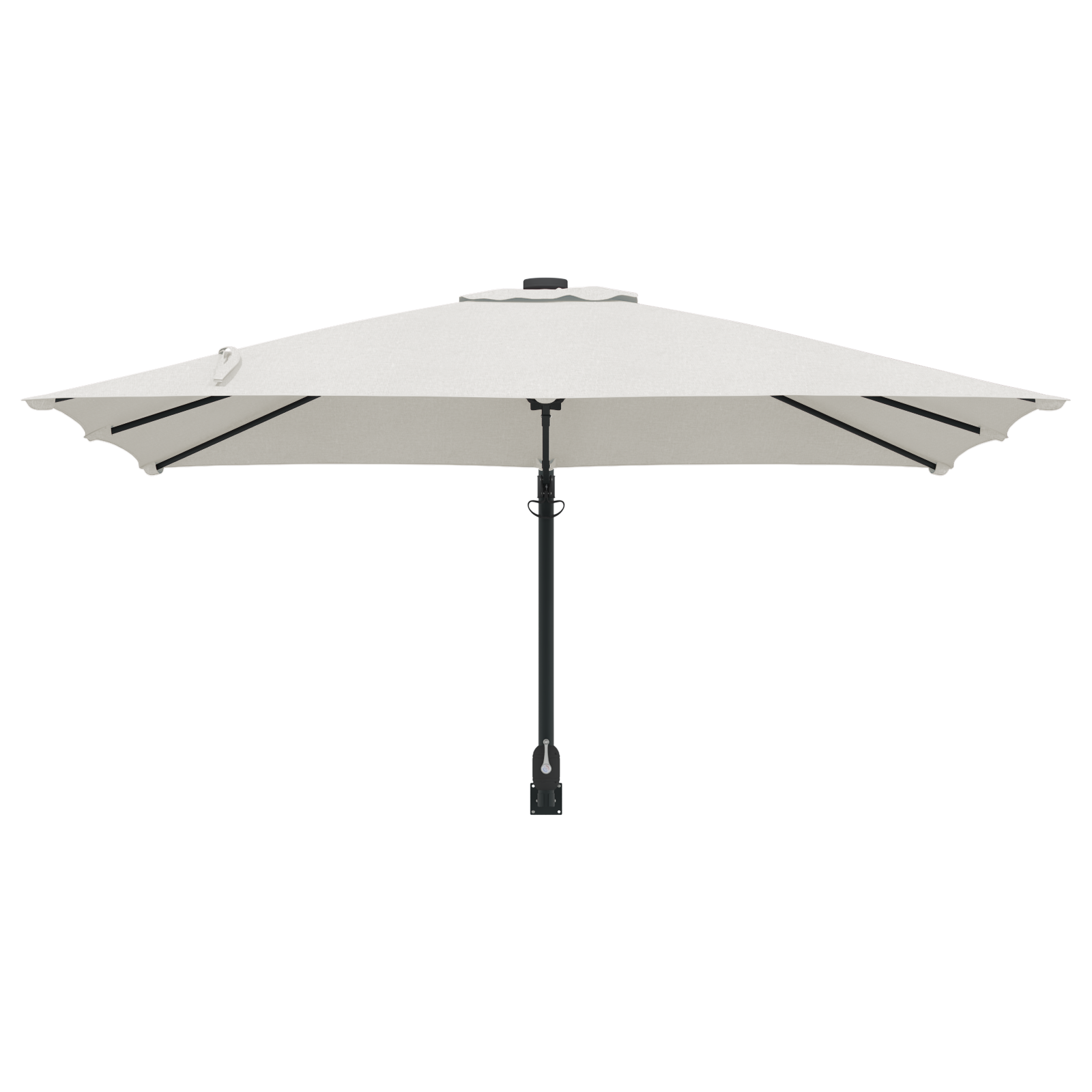 Umbrela de terasă Nisip Poliester, Aluminiu Mare Pliabilă GartenMobel Dekor
