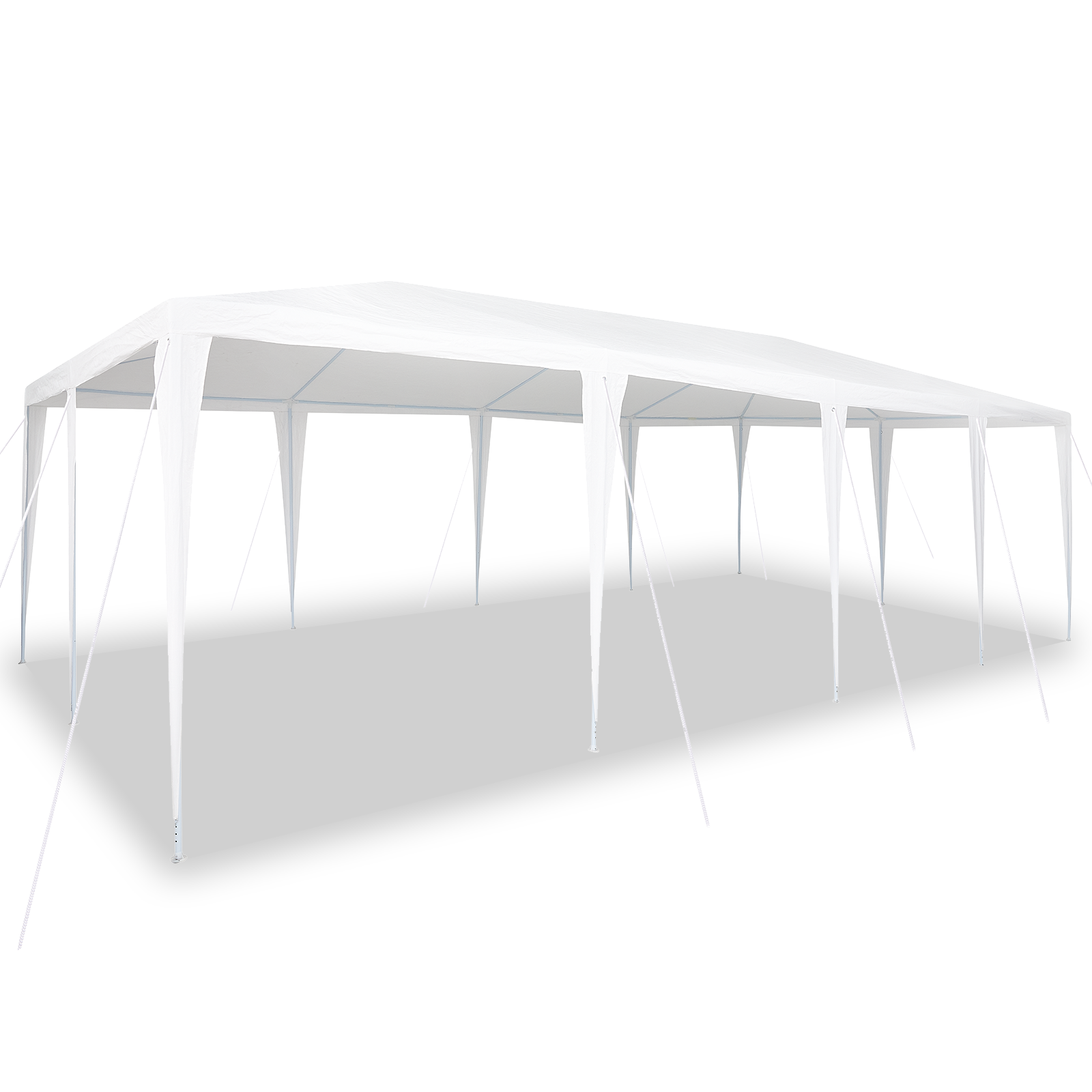 Cort de Petrecere Alb 8x4 m PE GartenMobel Dekor
