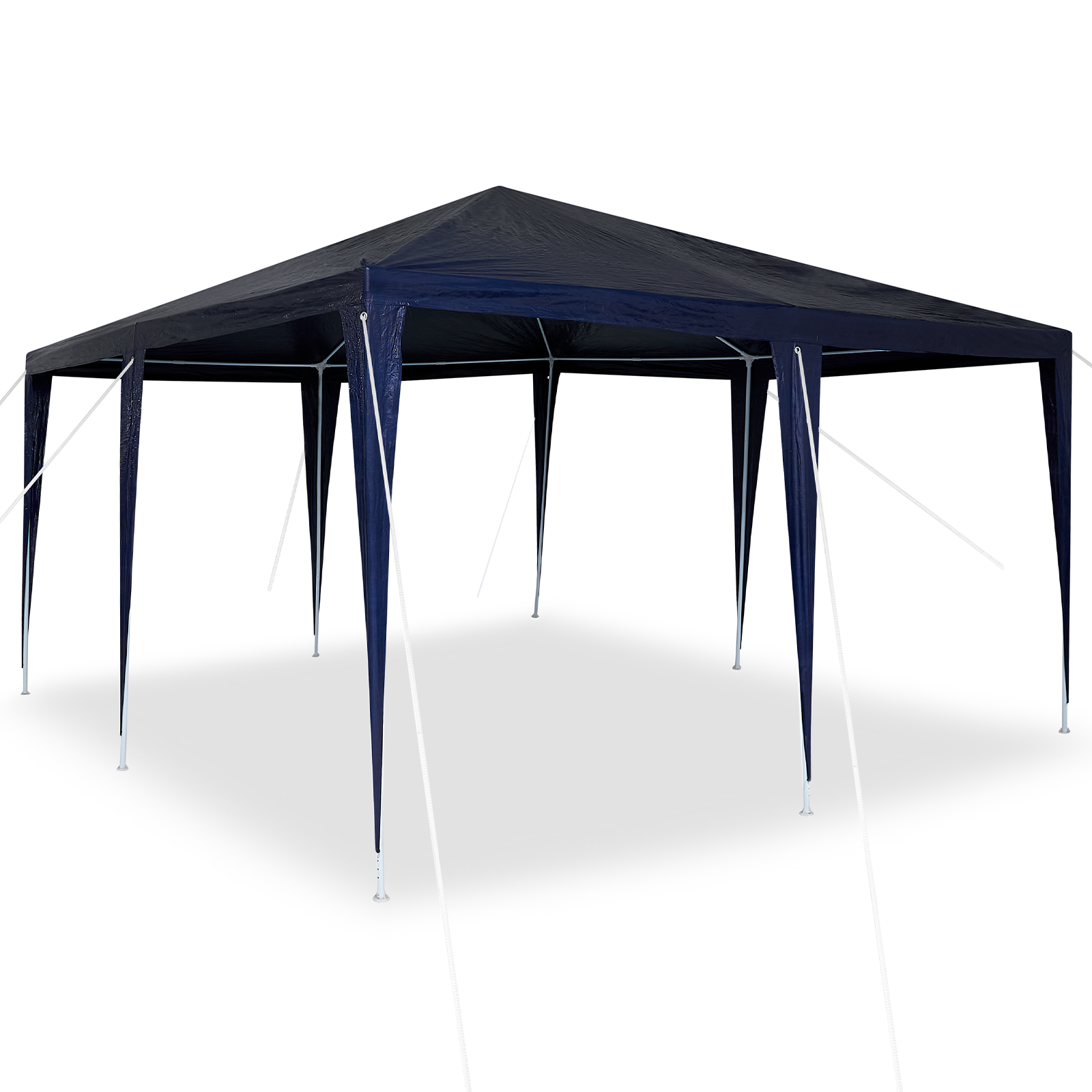 Cort de Petrecere Albastru 4x4 m PE GartenMobel Dekor