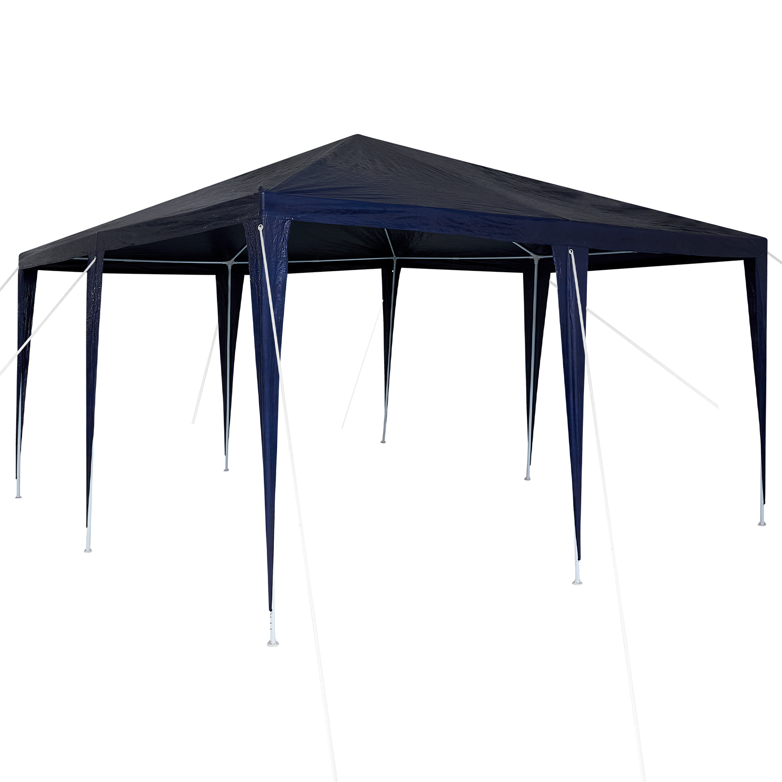 Cort de Petrecere Albastru 4x4 m PE GartenMobel Dekor