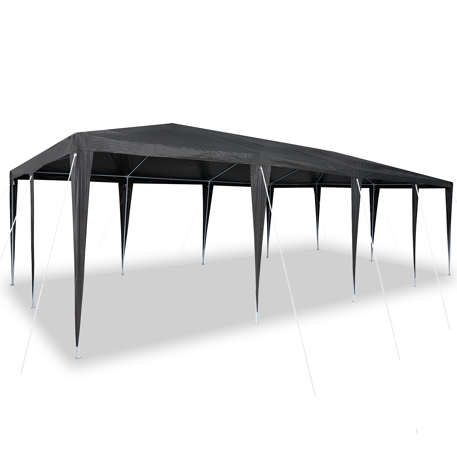 Cort de petrecere Antracit 8x4 m PE GartenMobel Dekor
