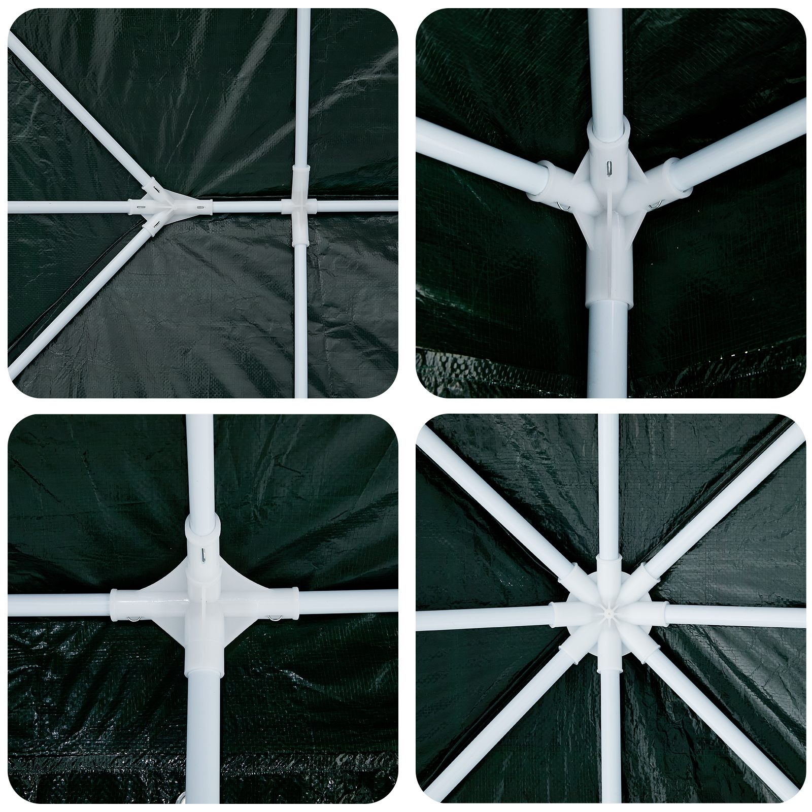 Cort de petrecere Verde 6x4 m PE GartenMobel Dekor