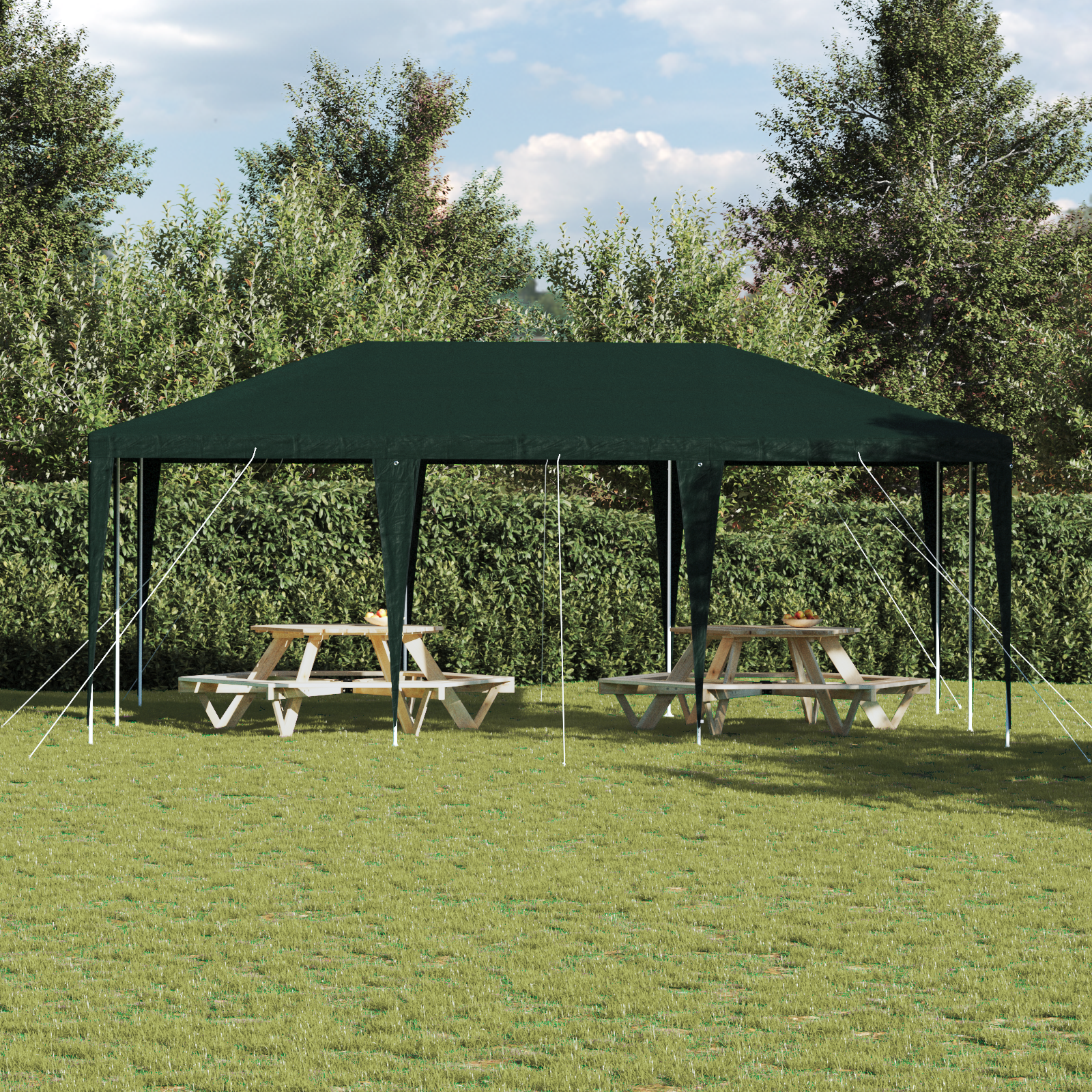 Cort de petrecere Verde 6x4 m PE GartenMobel Dekor