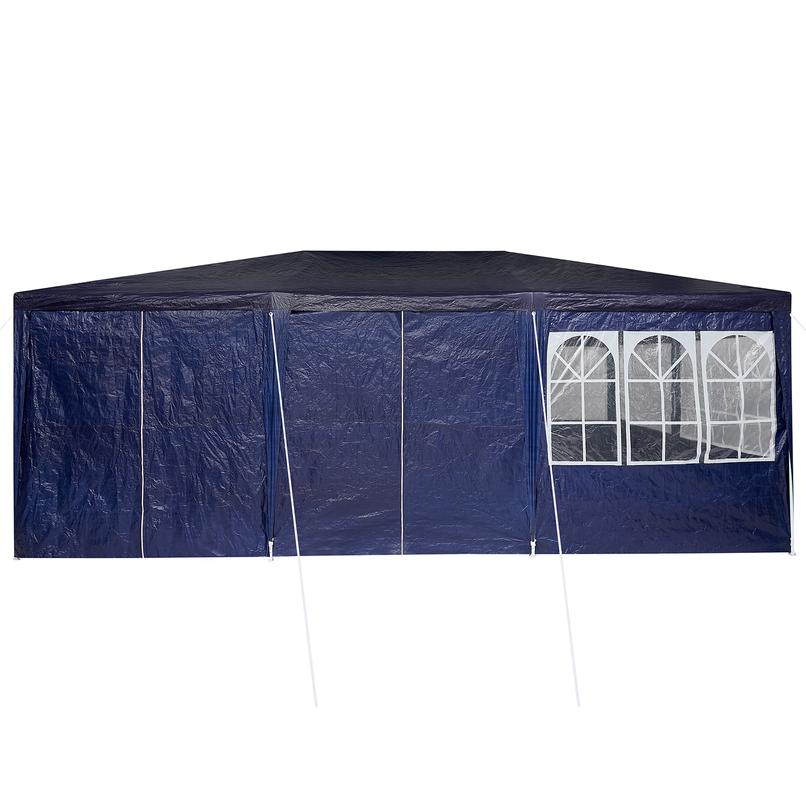 Cort de petrecere cu 10 pereți laterali Albastru 6x4 m PE GartenMobel Dekor