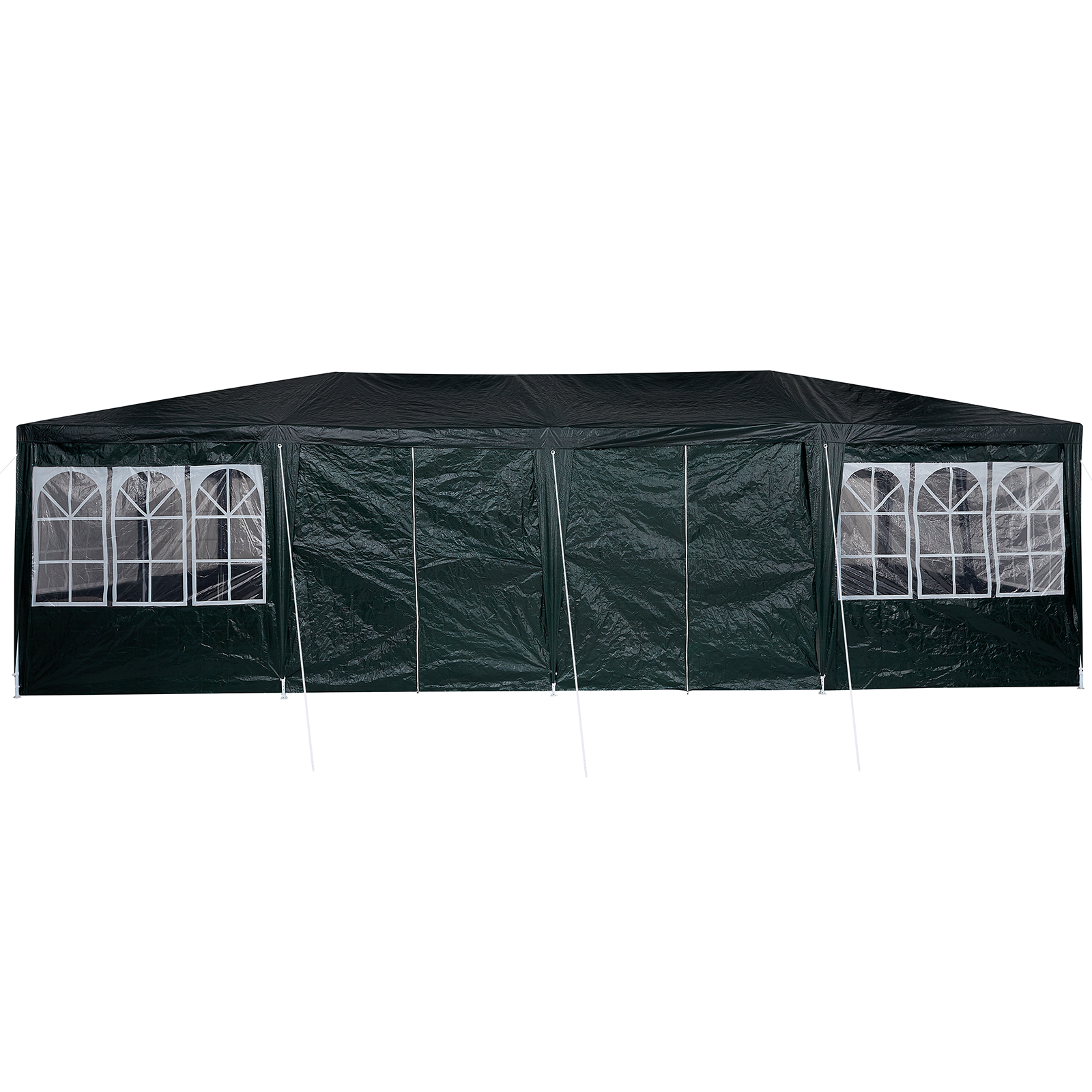 Cort de petrecere cu 12 pereți verzi 8x4 m PE GartenMobel Dekor