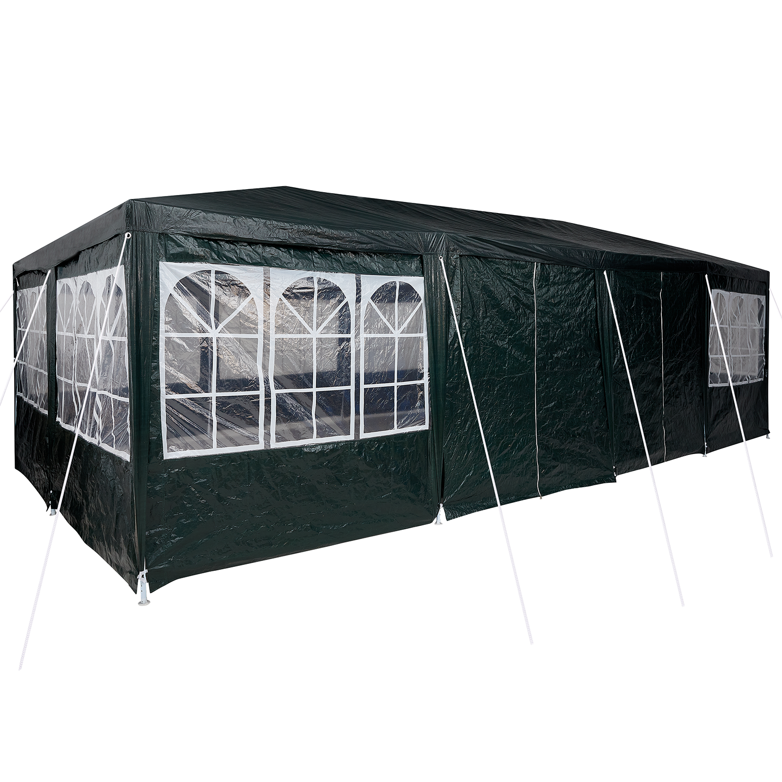 Cort de petrecere cu 12 pereți verzi 8x4 m PE GartenMobel Dekor
