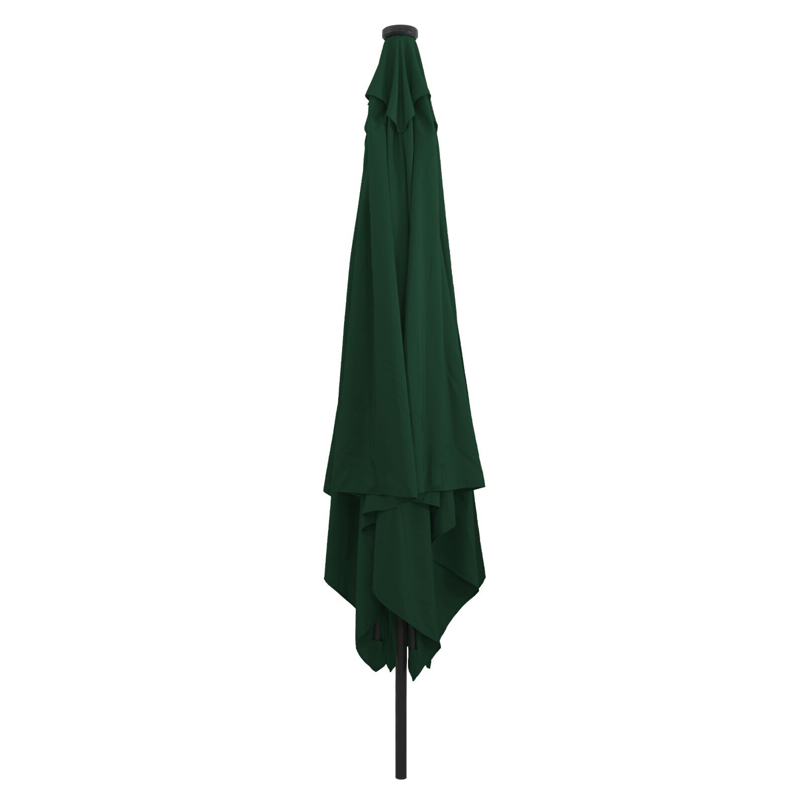 Parasol pătrat pentru grădină cu lumini LED 295x245 cm Verde GartenMobel Dekor