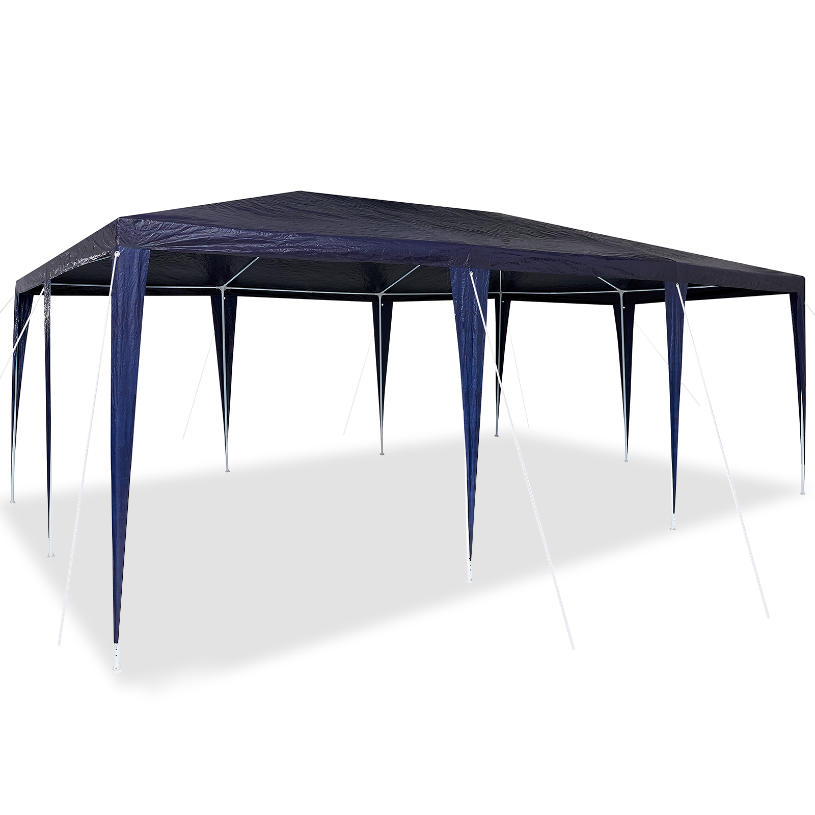 Tenda pentru petrecere albastră 6x4 m PE GartenMobel Dekor