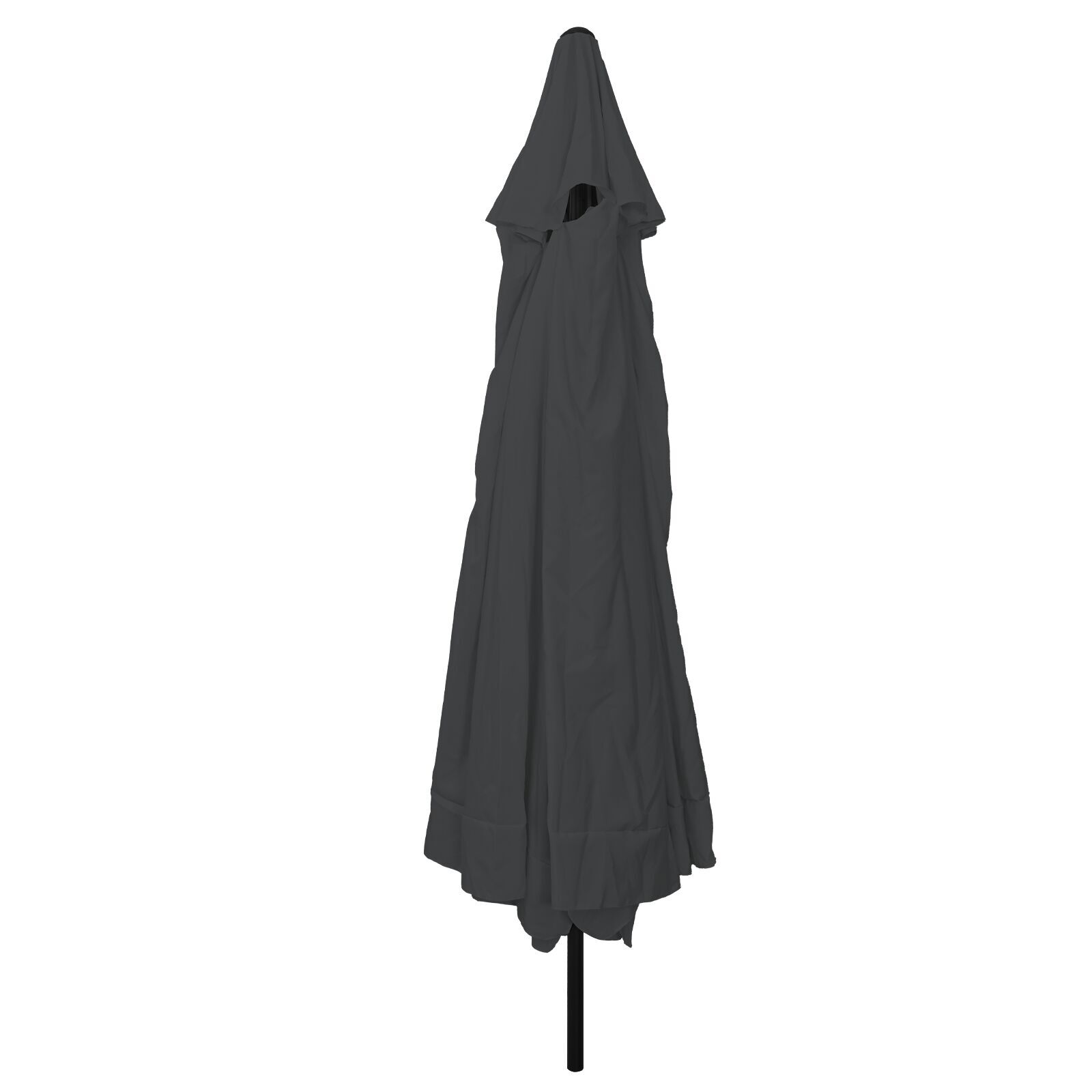 Parasol Grădină  ø395x245 cm Antracit GartenMobel Dekor