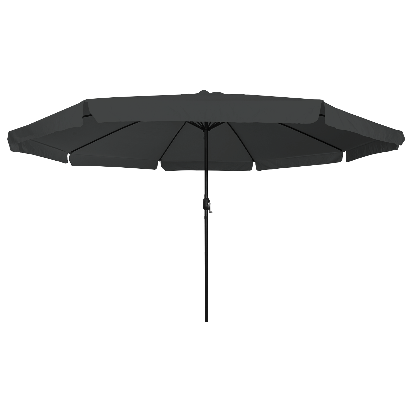 Parasol Grădină  ø395x245 cm Antracit GartenMobel Dekor
