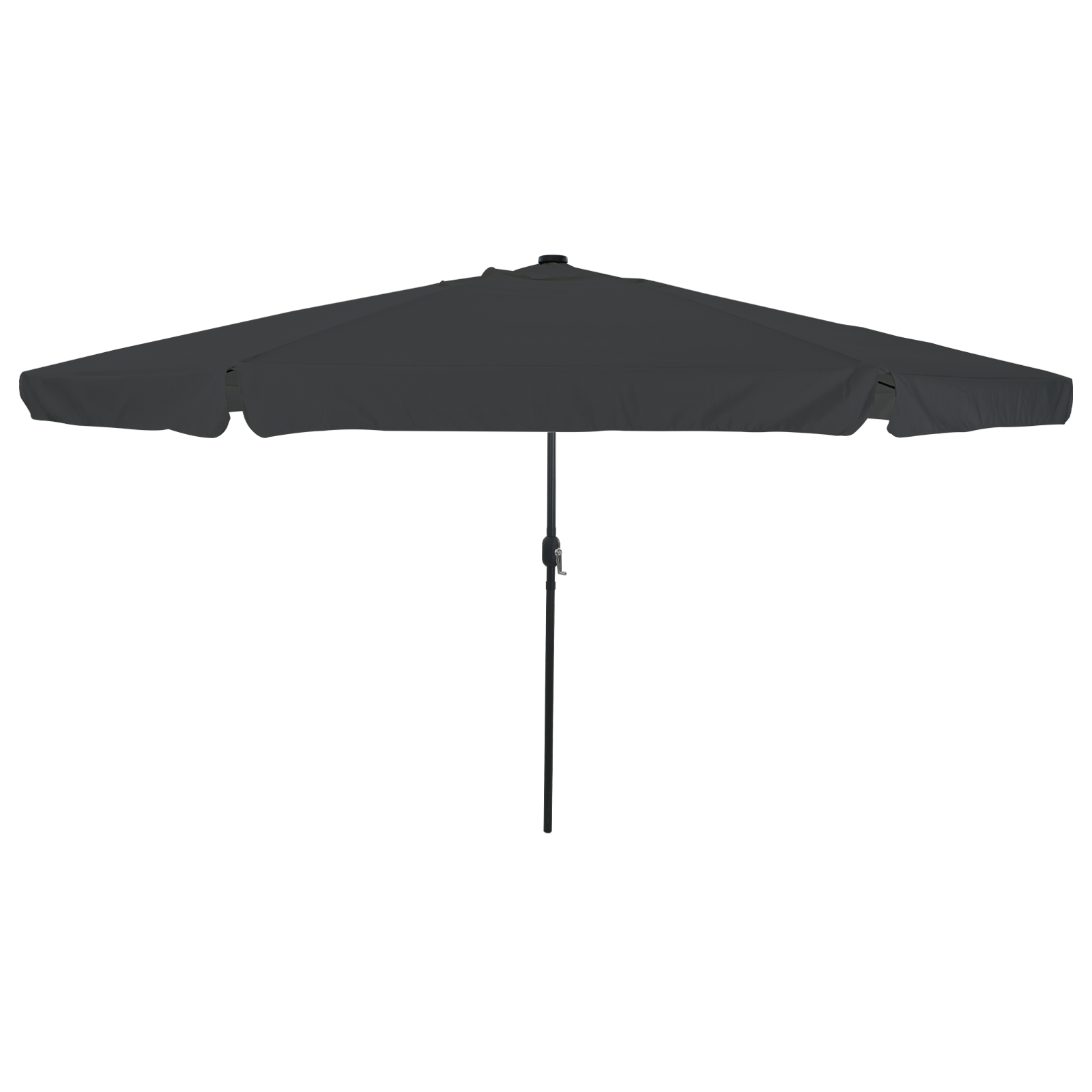 Paravan de grădină  cu lumini LED ø395x245 cm, Antracit GartenMobel Dekor