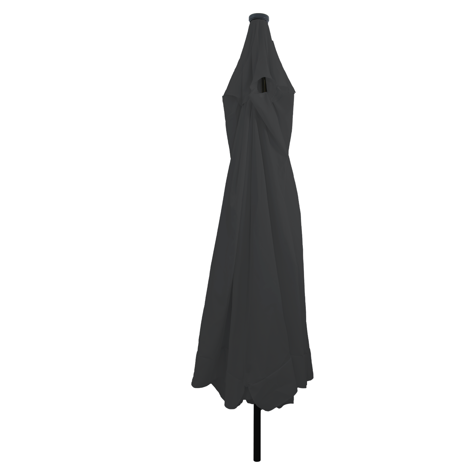Paravan de grădină  cu lumini LED ø395x245 cm, Antracit GartenMobel Dekor
