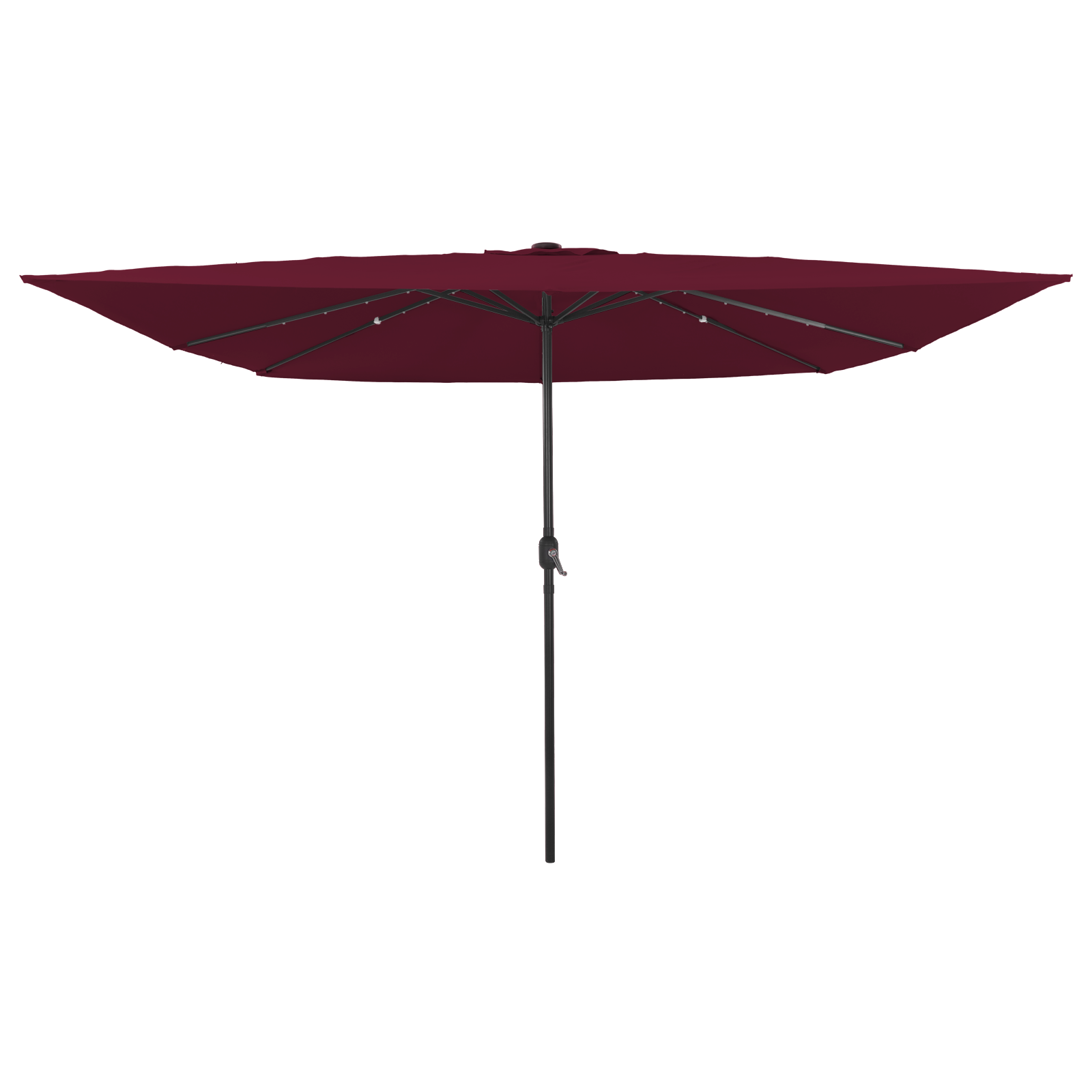 Paravan de grădină pătrat  cu lumini LED 295x245 cm Bordeaux GartenMobel Dekor
