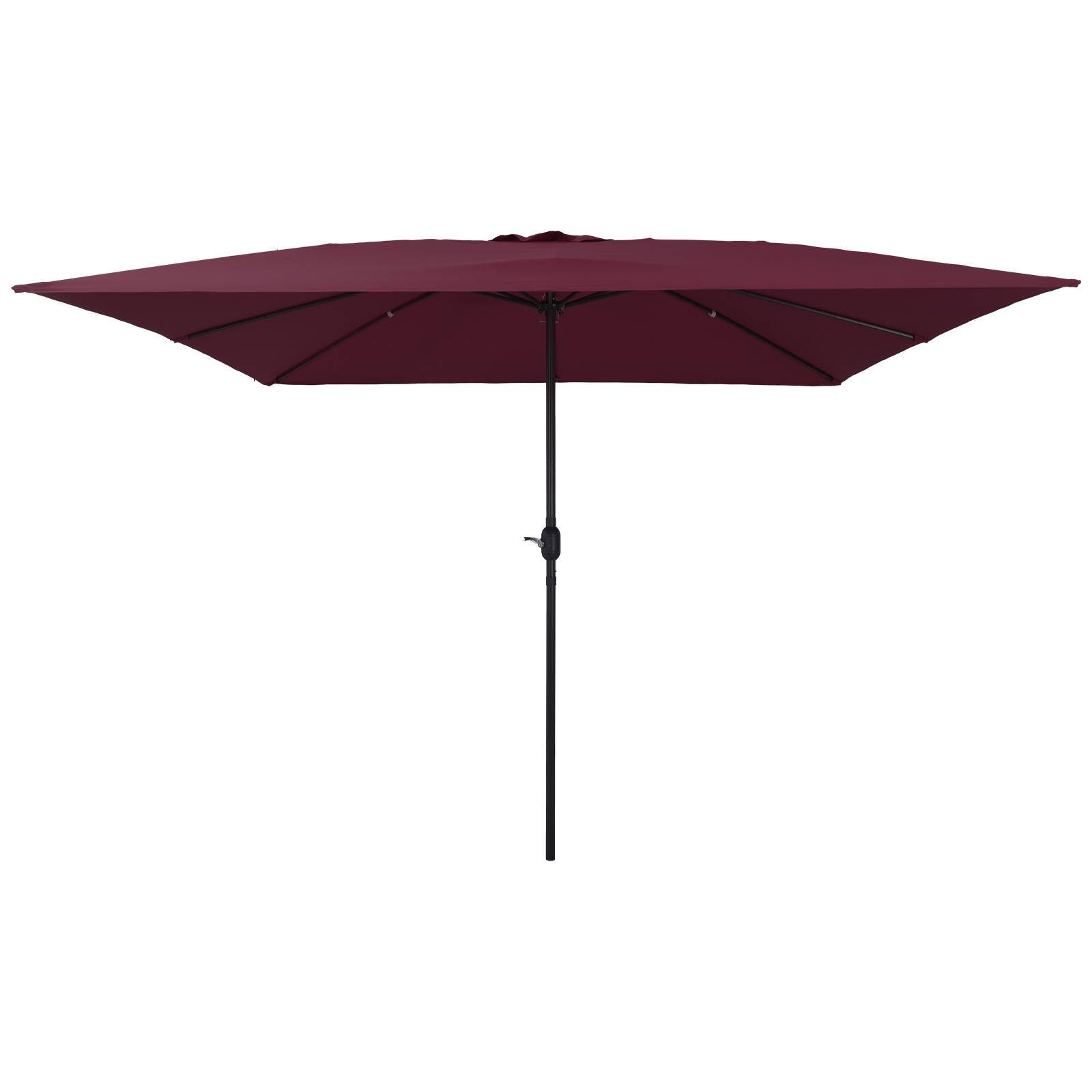 Umbrela de Grădină Pătrată  295x245 cm Roșu Bordeaux GartenMobel Dekor