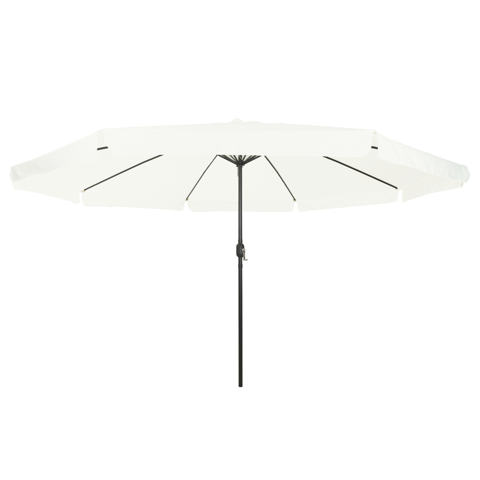 Umbrela de grădină  ø395x245 cm Alb nisip GartenMobel Dekor