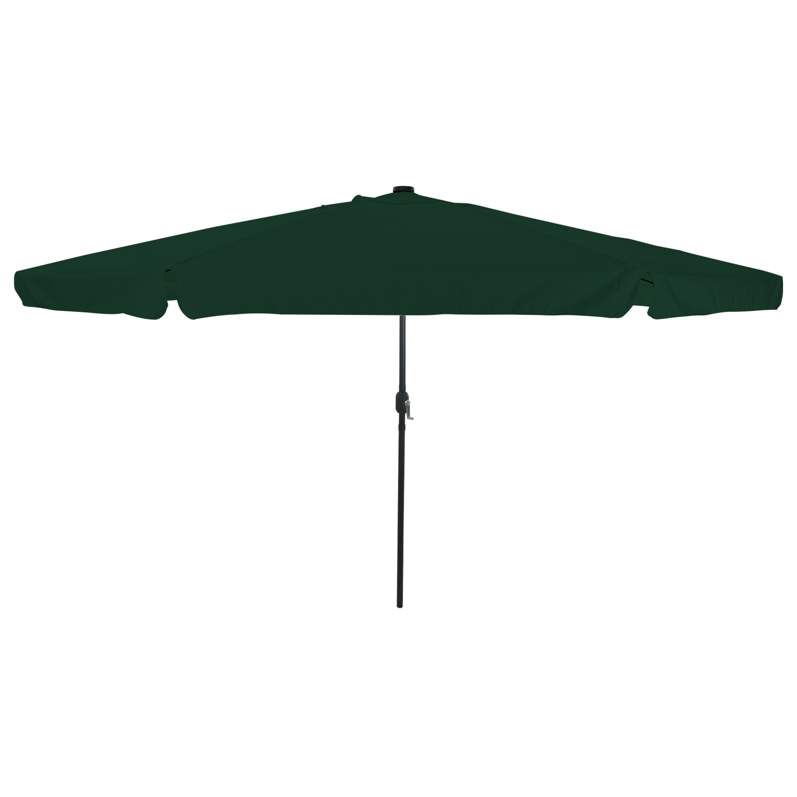 Umbrela de grădină  cu lumini LED ø395x245 cm Verde GartenMobel Dekor