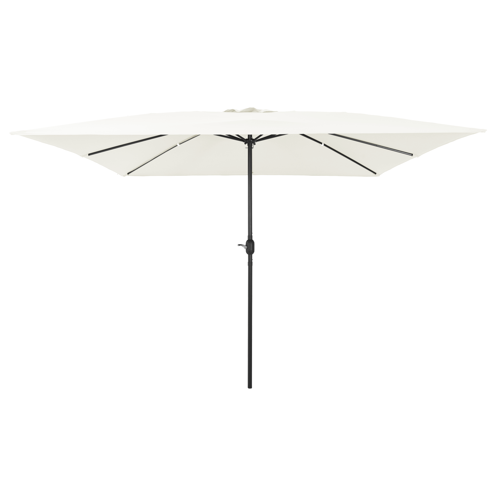 Umbrelă de grădină pătrată  295x245 cm Alb nisipos GartenMobel Dekor