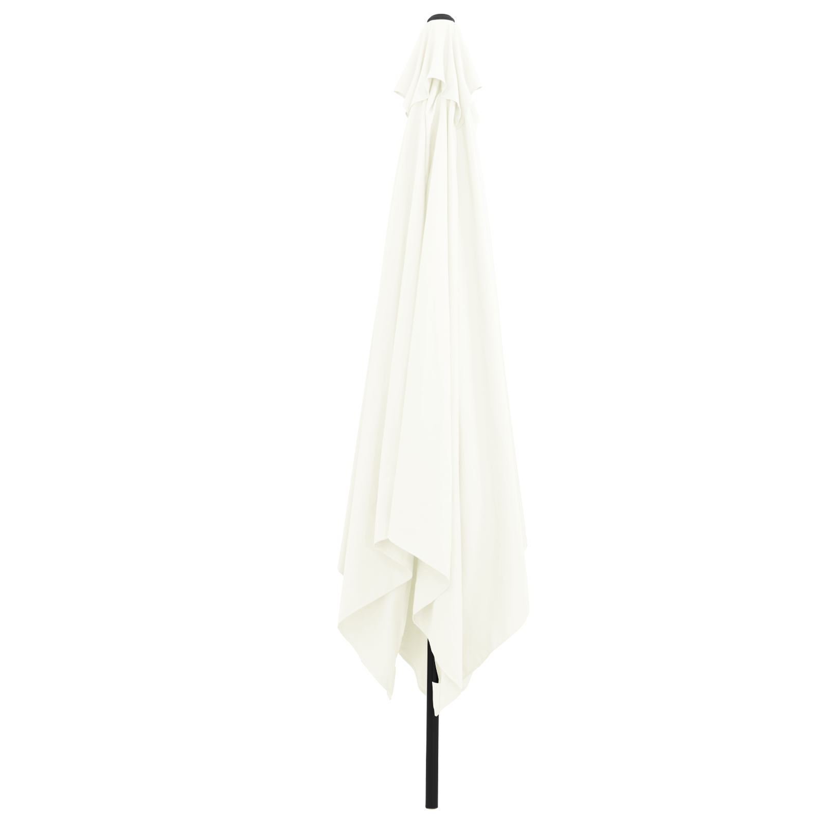 Umbrelă de grădină pătrată  295x245 cm Alb nisipos GartenMobel Dekor