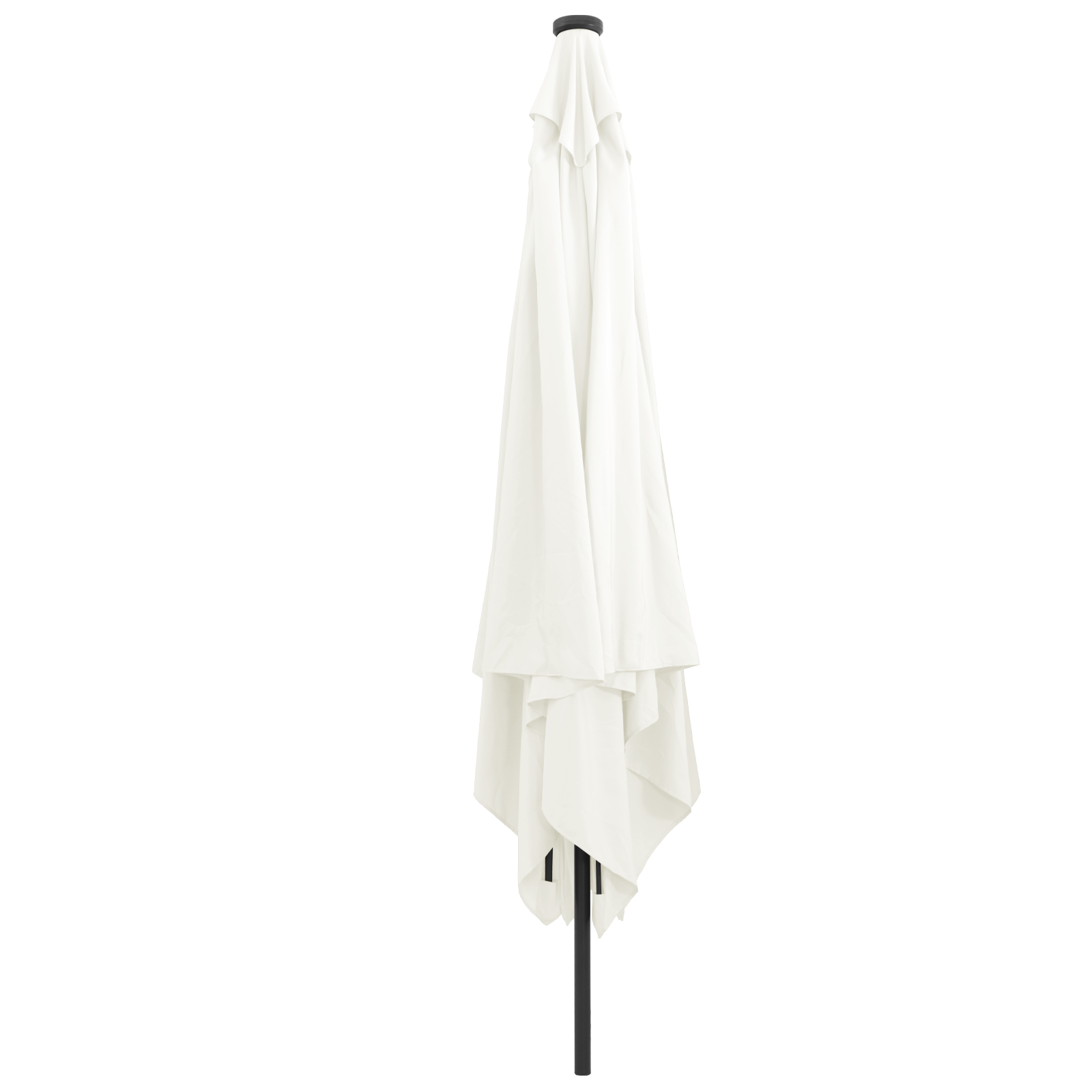 Umbrelă pătrată cu lumini LED 295x245 cm Bej GartenMobel Dekor