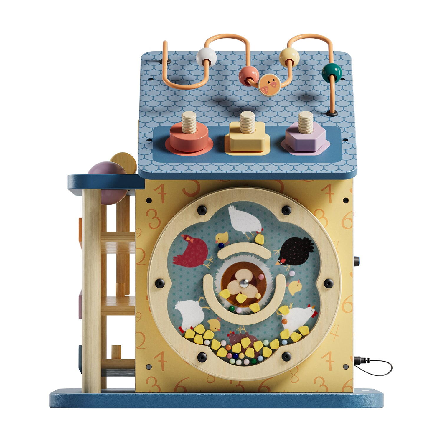 Centru de activitati 12 in 1 - Casuta de la ferma PlayLearn Toys