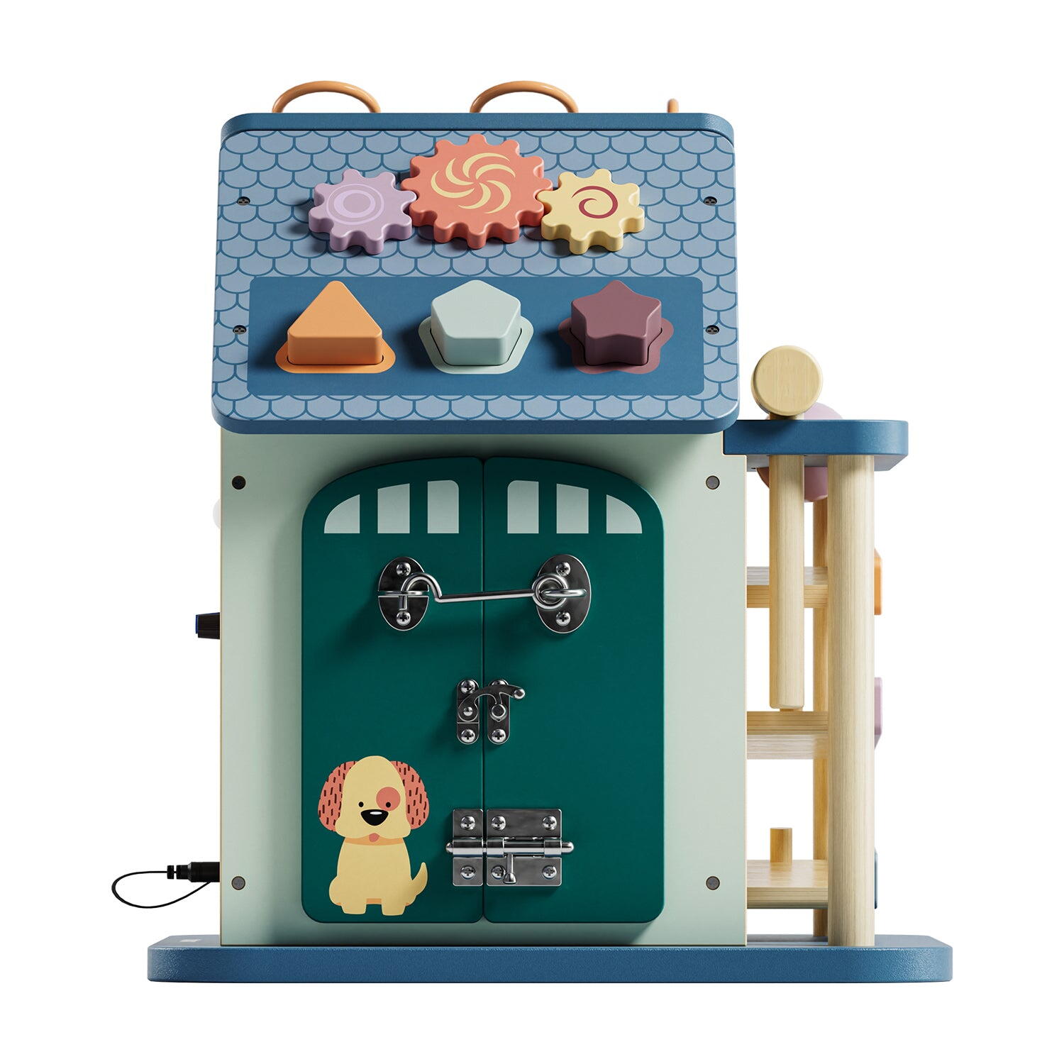 Centru de activitati 12 in 1 - Casuta de la ferma PlayLearn Toys