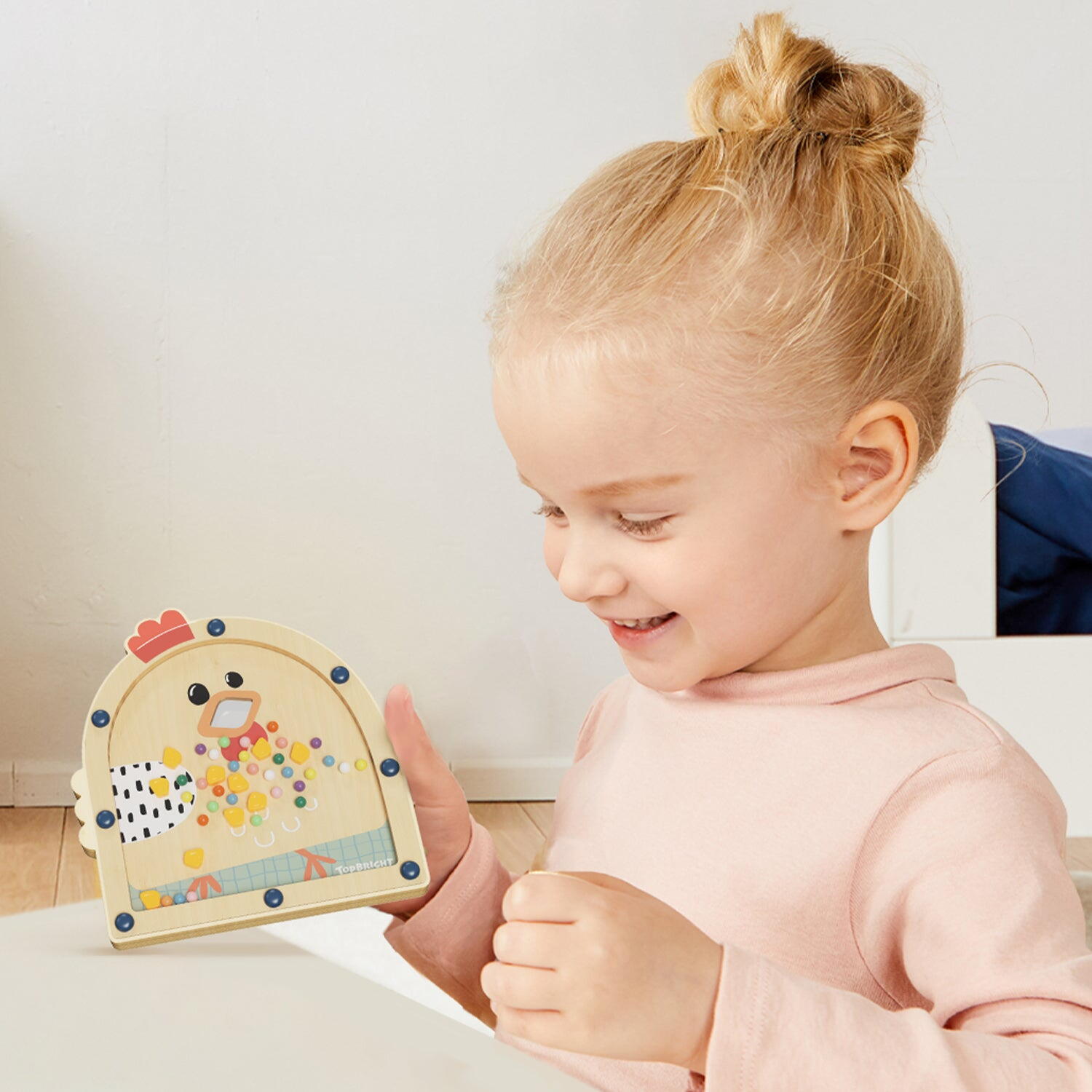 Joc Montessori - Hraneste gaina PlayLearn Toys