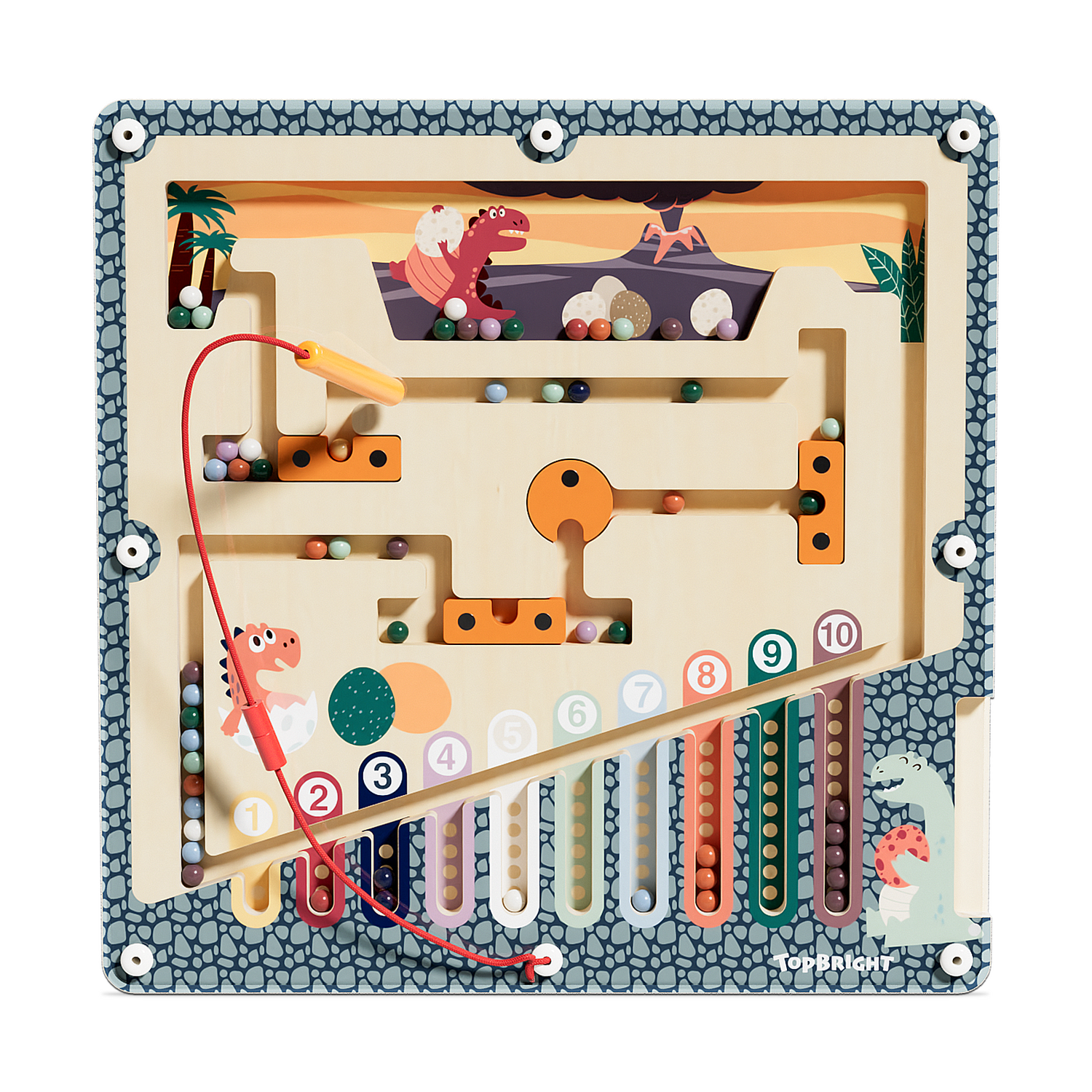 Puzzle labirint - Cursa dinozaurului PlayLearn Toys