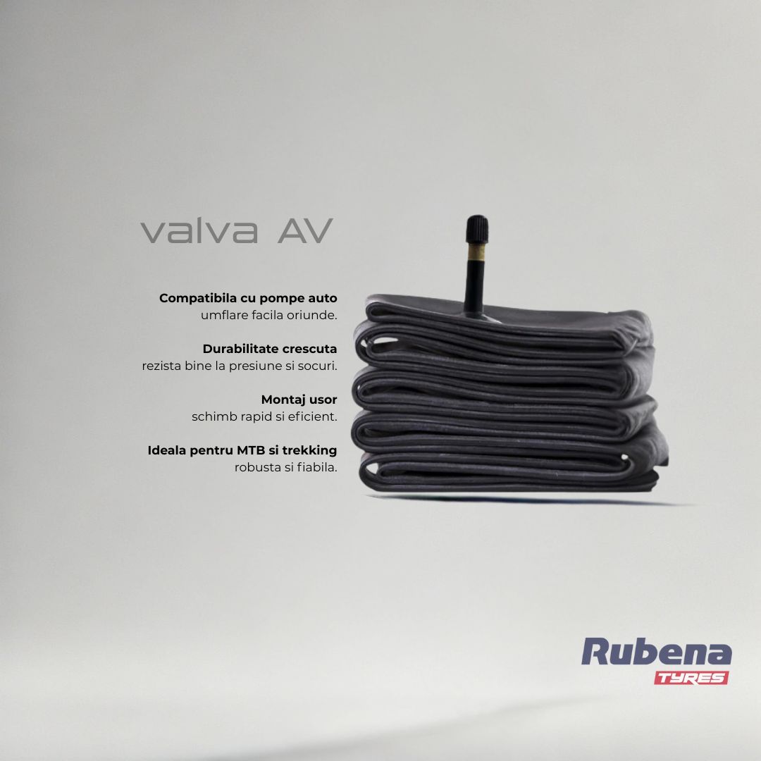 Camera Bicicleta Rubena AV48 - 26 x 1.75 - 2.45 INCH Ultimate FactoryBikes