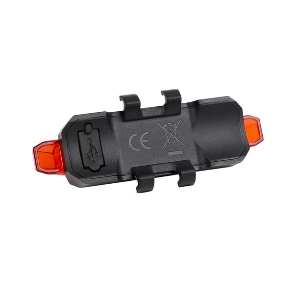 Luminator spate bicicleta P2R Spectic 08, 5 Led - Negru Ultimate FactoryBikes