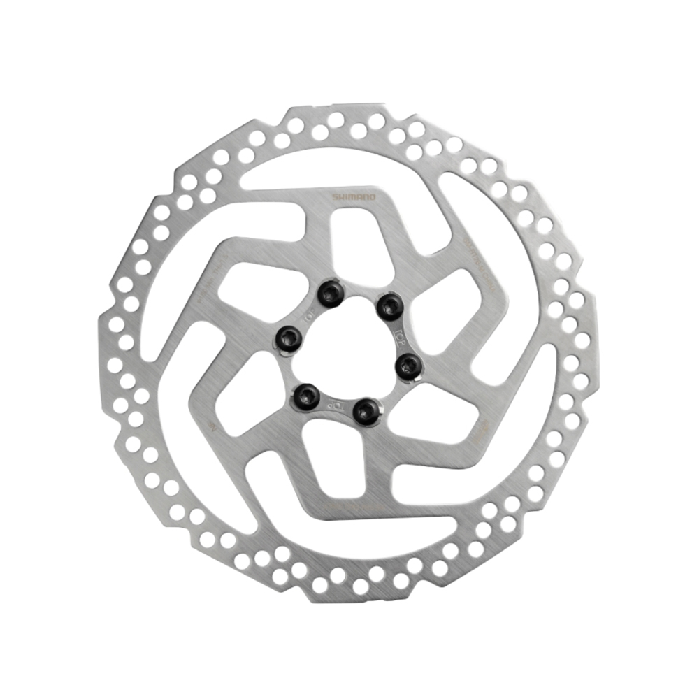 Rotor Disc Bicicleta Shimano Rt26-S - 160 mm, Argintiu, Fara Ambalaj Ultimate FactoryBikes