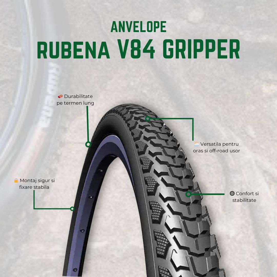 Anvelopa Bicicleta Rubena w/o alternative size 35-622 V84 GRIPPER Ultimate FactoryBikes