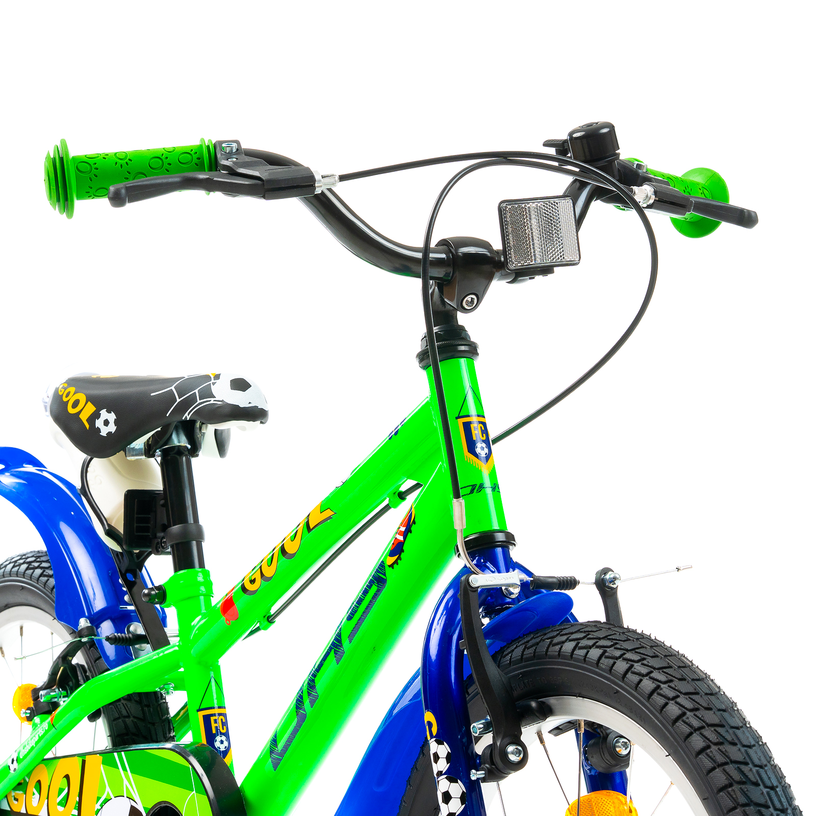 Bicicleta Copii DHS Football - 18 Inch, Verde Ultimate FactoryBikes
