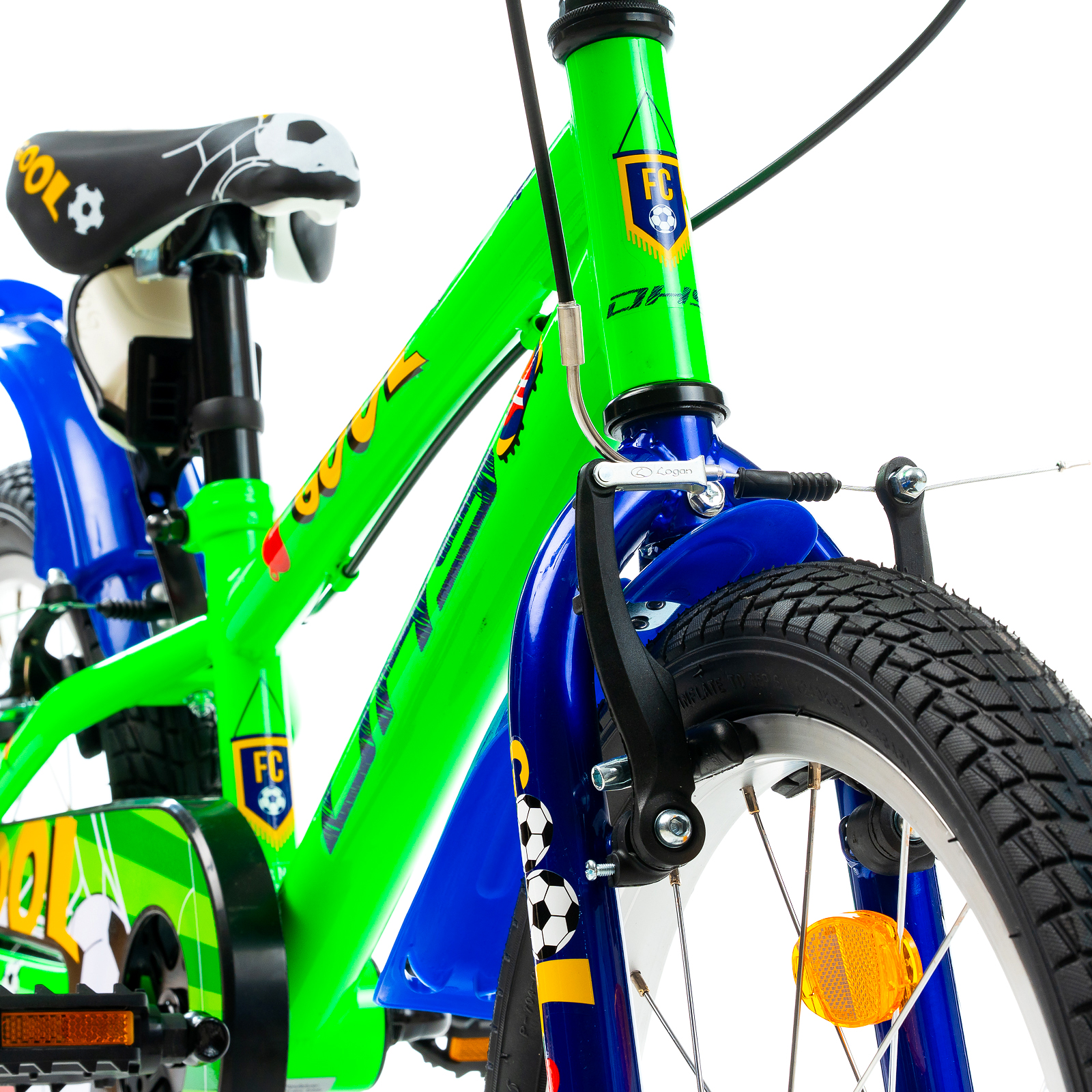 Bicicleta Copii DHS Football - 18 Inch, Verde Ultimate FactoryBikes