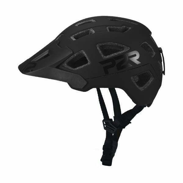 Casca Ciclism P2R FORTEX - 59-61 cm, M-L, Negru Mat Ultimate FactoryBikes