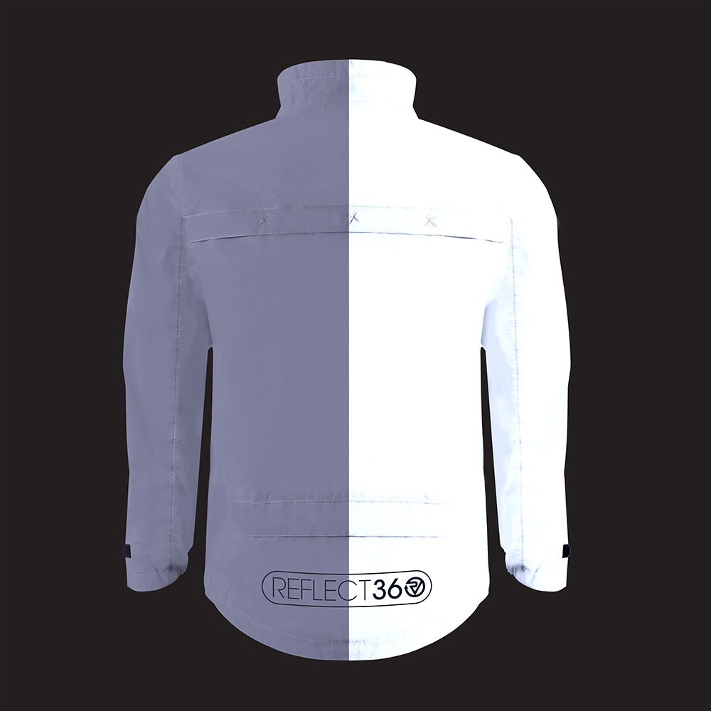 Jacheta Ciclism Copii Proviz Kids Reflect360, M, Alb Ultimate FactoryBikes