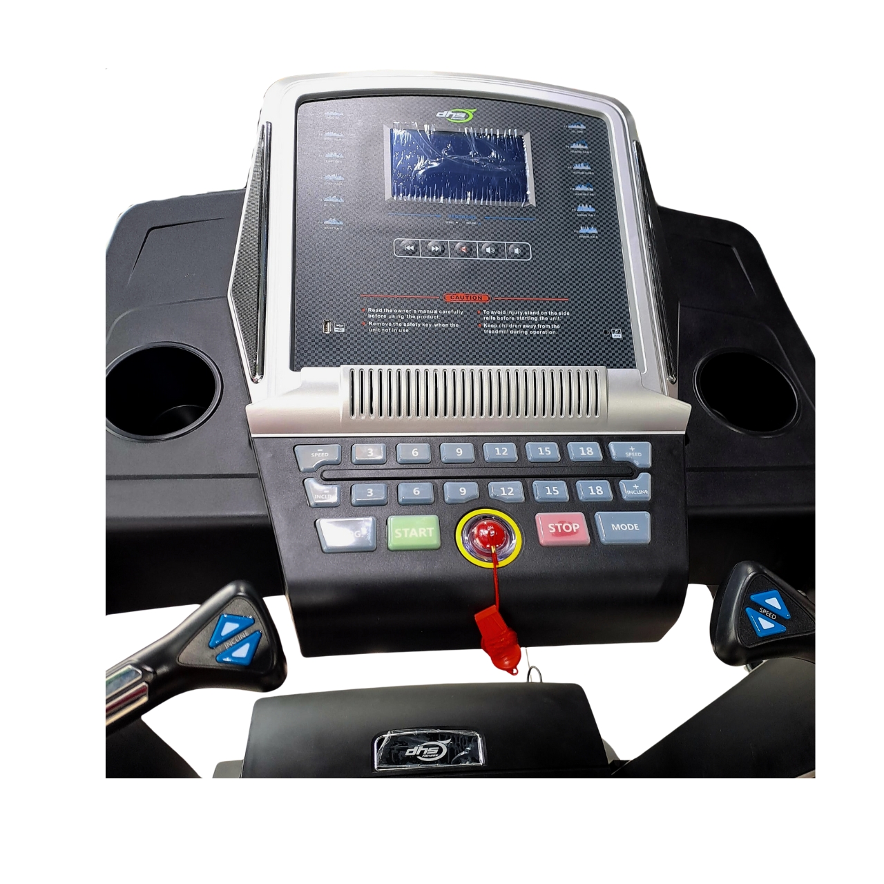 Banda De Alergare Dhs 9520 - 2.5 Cp, Negru Ultimate FactoryBikes