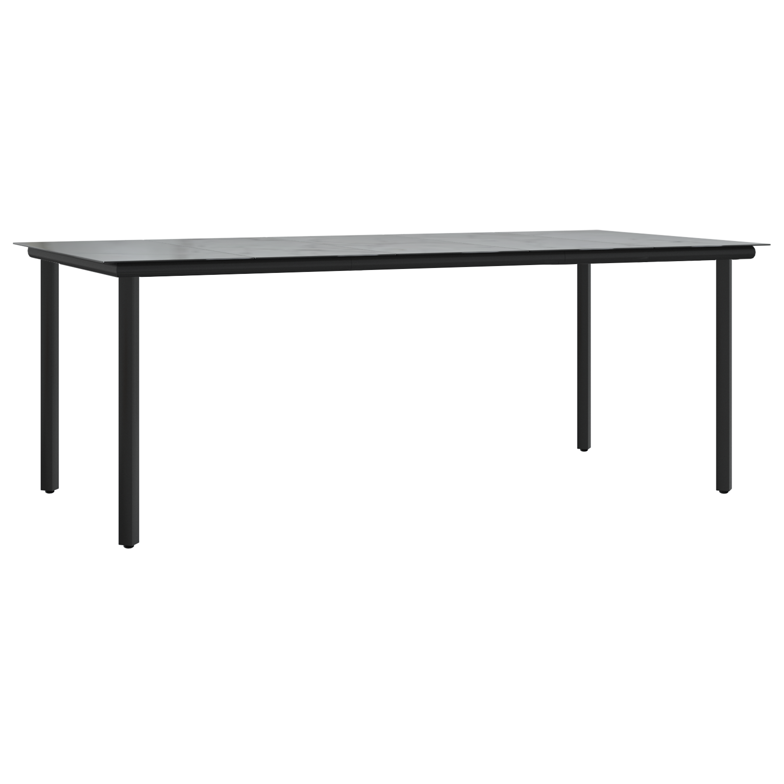 Set Dining Grădină 9 Piese, Ratan Polimer Negru GartenMobel Dekor