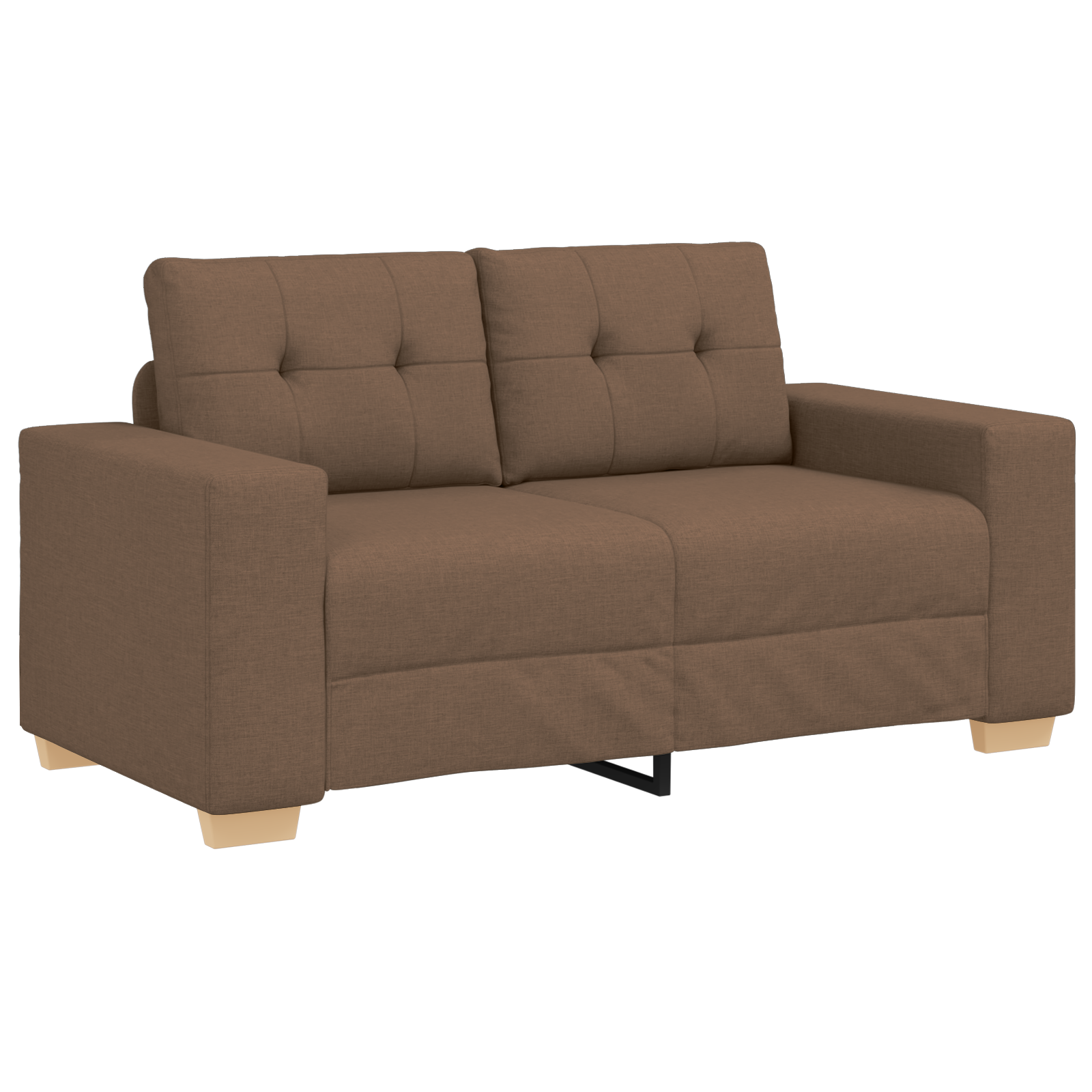 Set de Canapea cu Perne Maro din Material Textil GartenMobel Dekor
