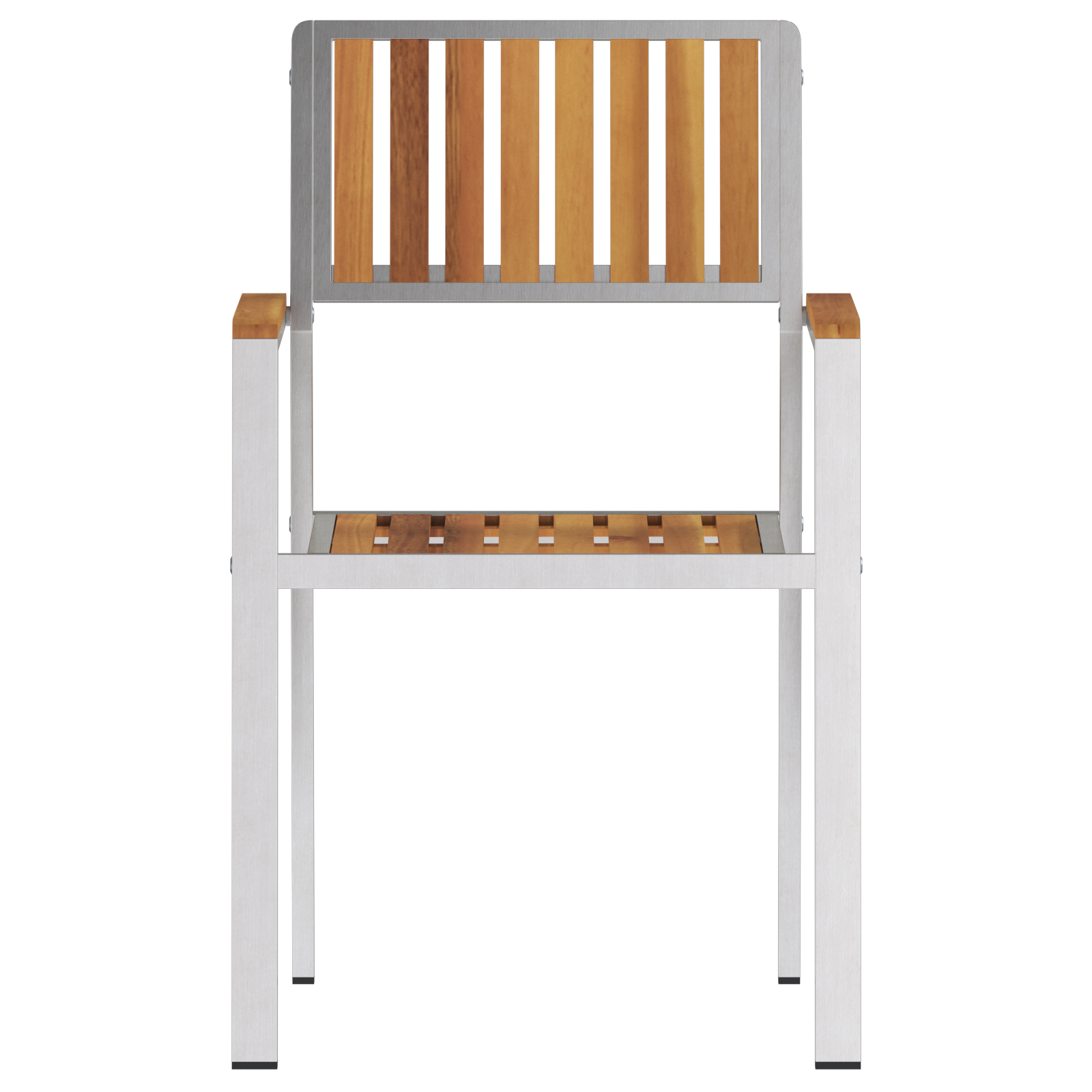 Scaune de Grădină  Stivuite 8 pcs 54.5x56x87 cm Lemn Solid de Tec, Scaune de Grădină  Stivuite 4 pcs Lemn Solid de Tec și Metal GartenMobel Dekor