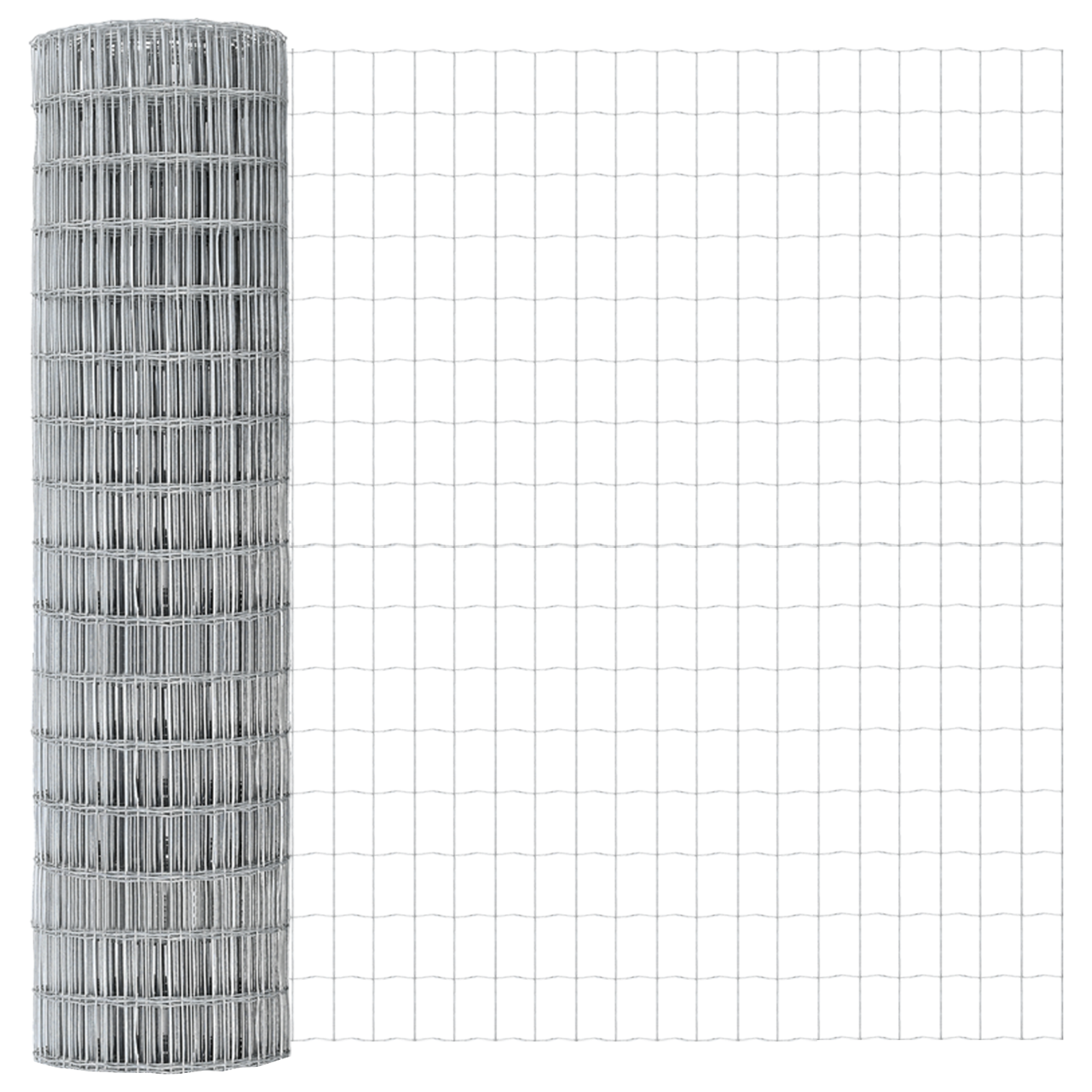Euro Fence cu 22 U Stâlpi Argintii 1x25 m Oțel GartenMobel Dekor