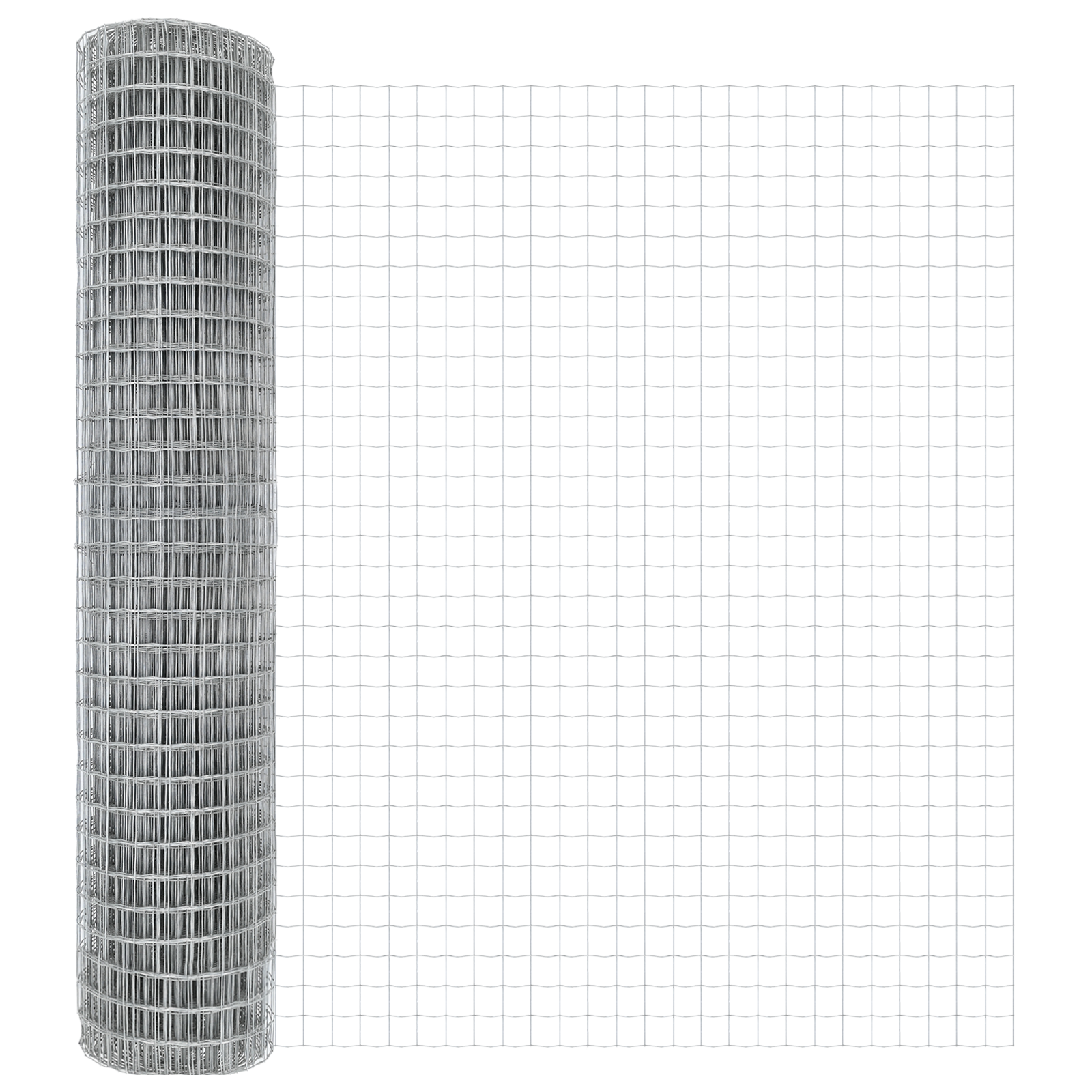 Gard Euro cu 10 Stâlpi Argintii 1,5x10 m Oțel GartenMobel Dekor