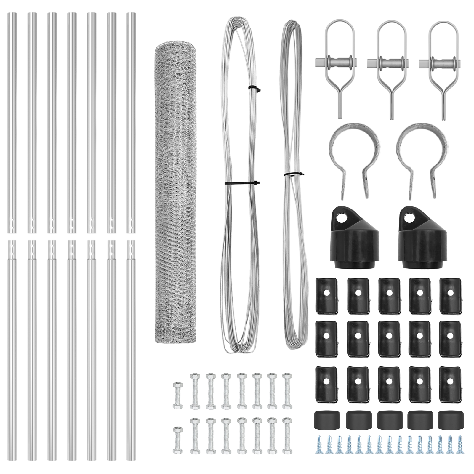 Gard Hexagonal 1x10 m Oțel Zincat GartenMobel Dekor