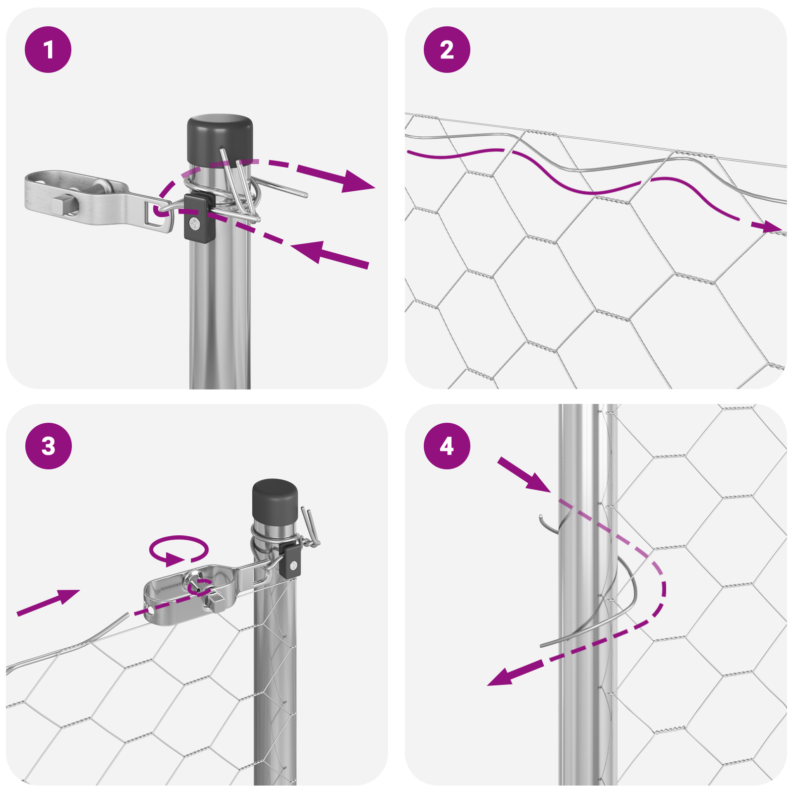 Împrejmuire Hexagonală 1.2x10 m Oțel Galvanizat GartenMobel Dekor