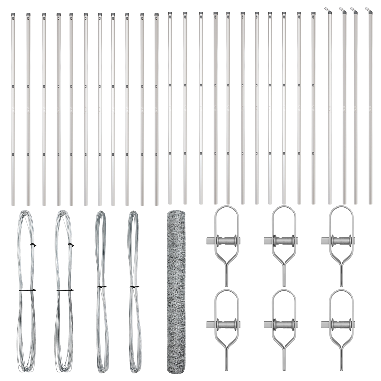 Împrejmuire Hexagonală 1,2x50 m Oțel Galvanizat GartenMobel Dekor