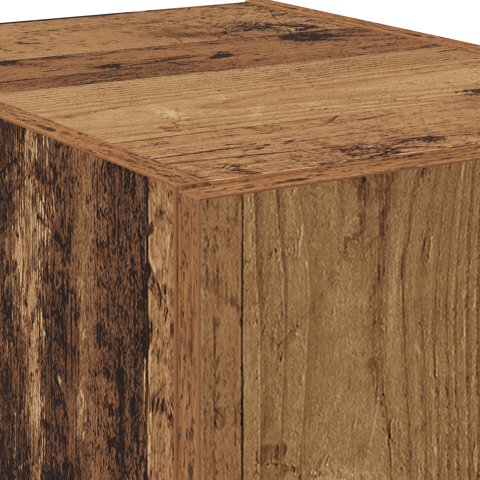 Bufet înalt Lemn vechi 40x42.5x185 cm Lemn prelucrat GartenMobel Dekor