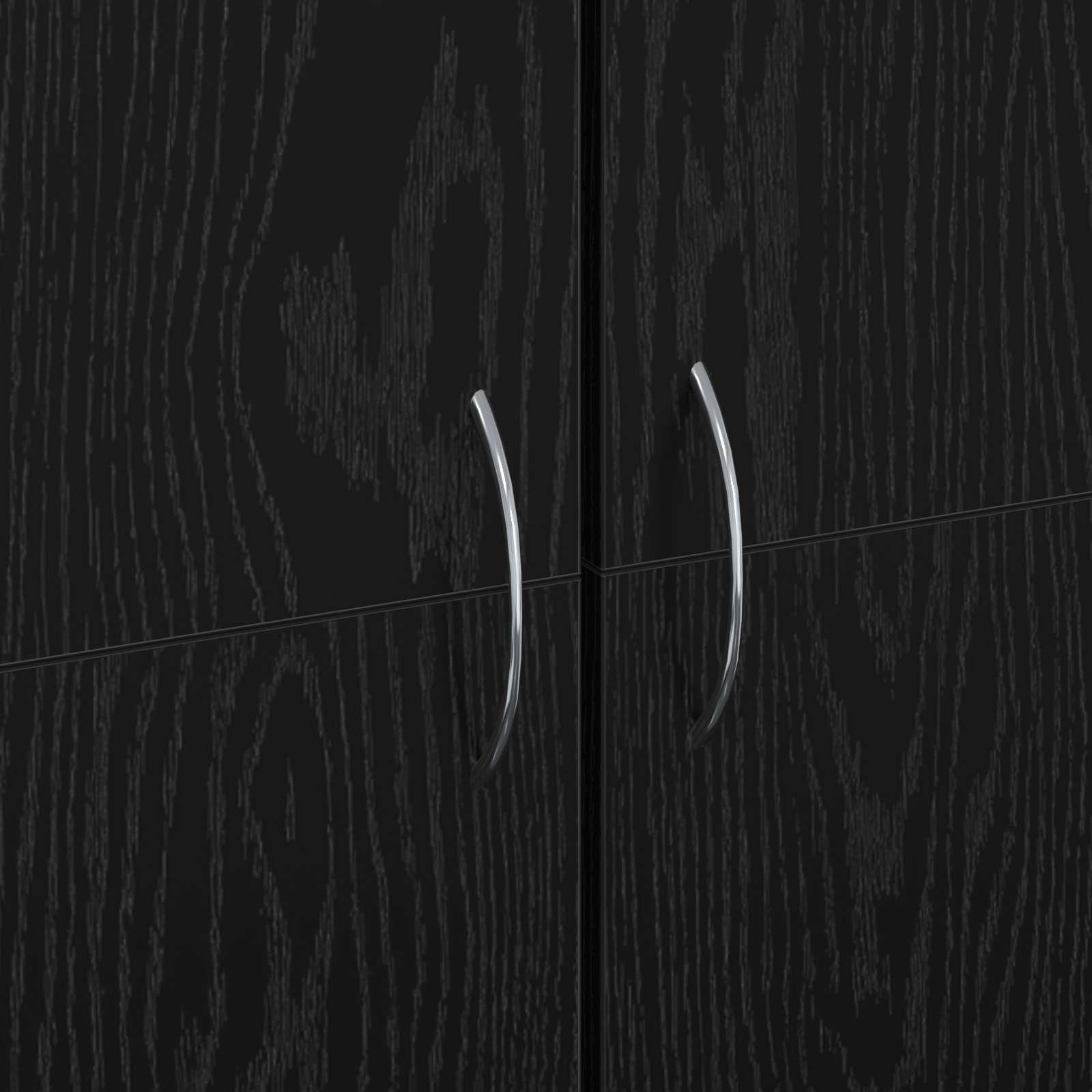 Fișet Set de 2 Stejar negru Lemn prelucrat 60 x 32 x 153 cm GartenMobel Dekor