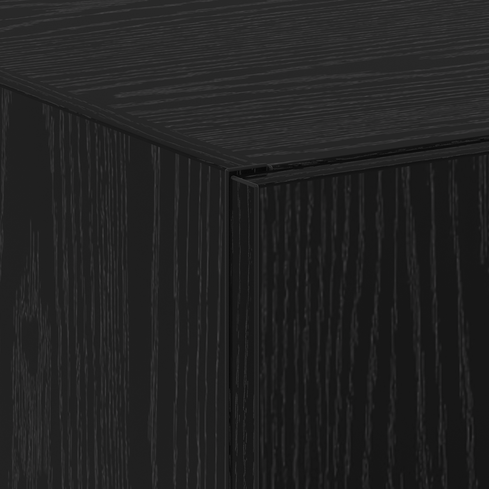 Fișet Set de 2 Stejar negru Lemn prelucrat 60 x 32 x 153 cm GartenMobel Dekor