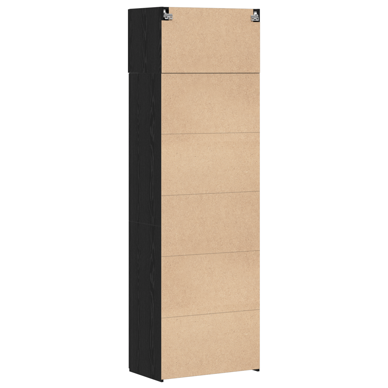 Dulap de depozitare  Stejar Negru 70x42.5x225 cm Lemn prelucrat, Dulap de perete  Stejar Negru 70x42.5x40 cm Lemn prelucrat GartenMobel Dekor