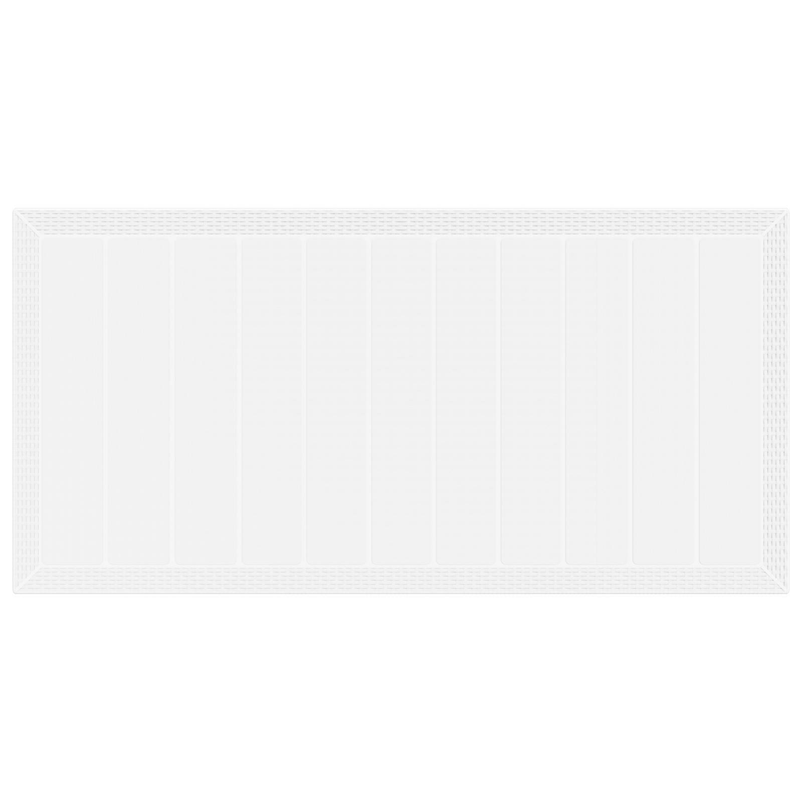 Set Masa Grădină cu Perne Alb Rattan Sintetic GartenMobel Dekor