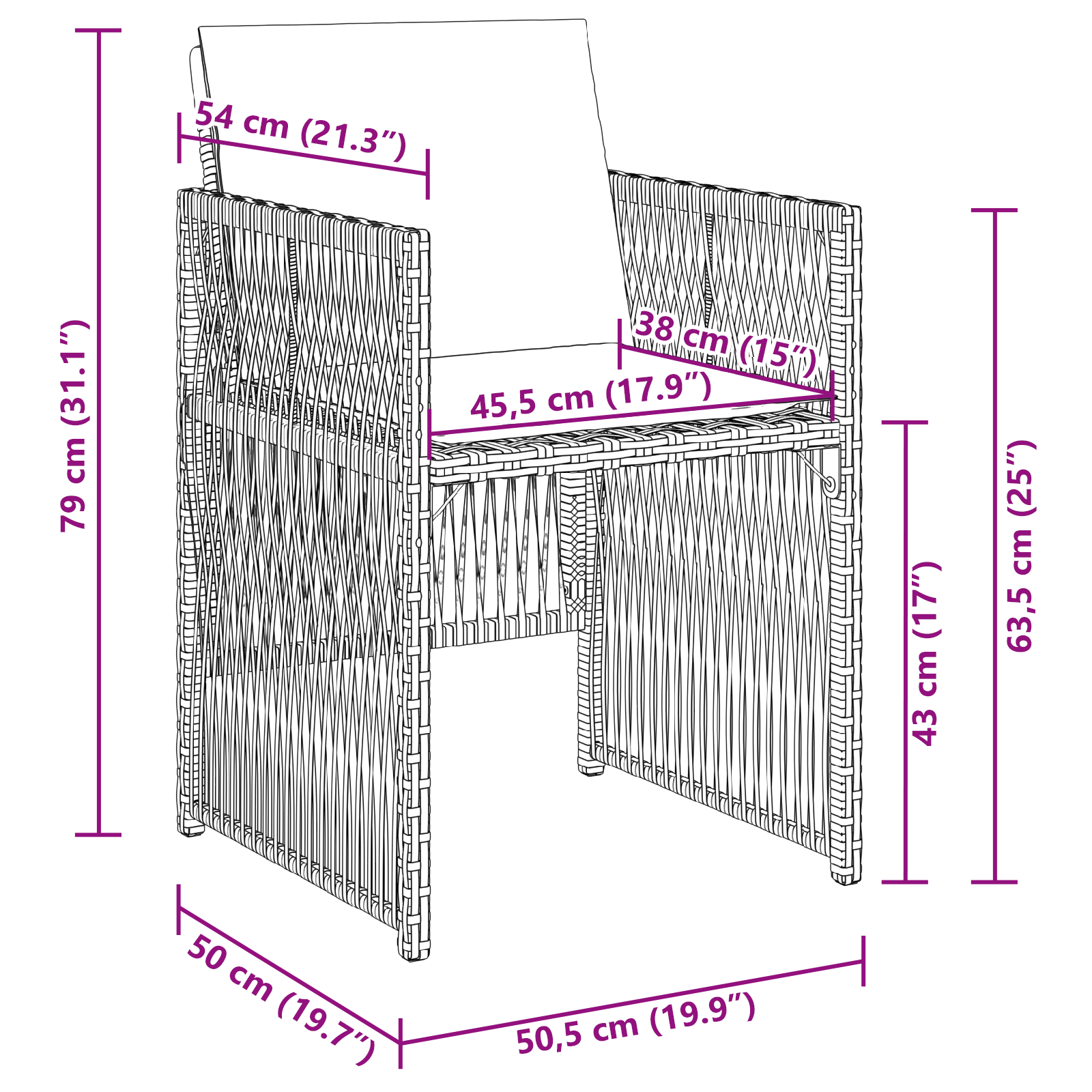 Set masă grădină 5 piese cu perne Bej Ratan Poliester GartenMobel Dekor